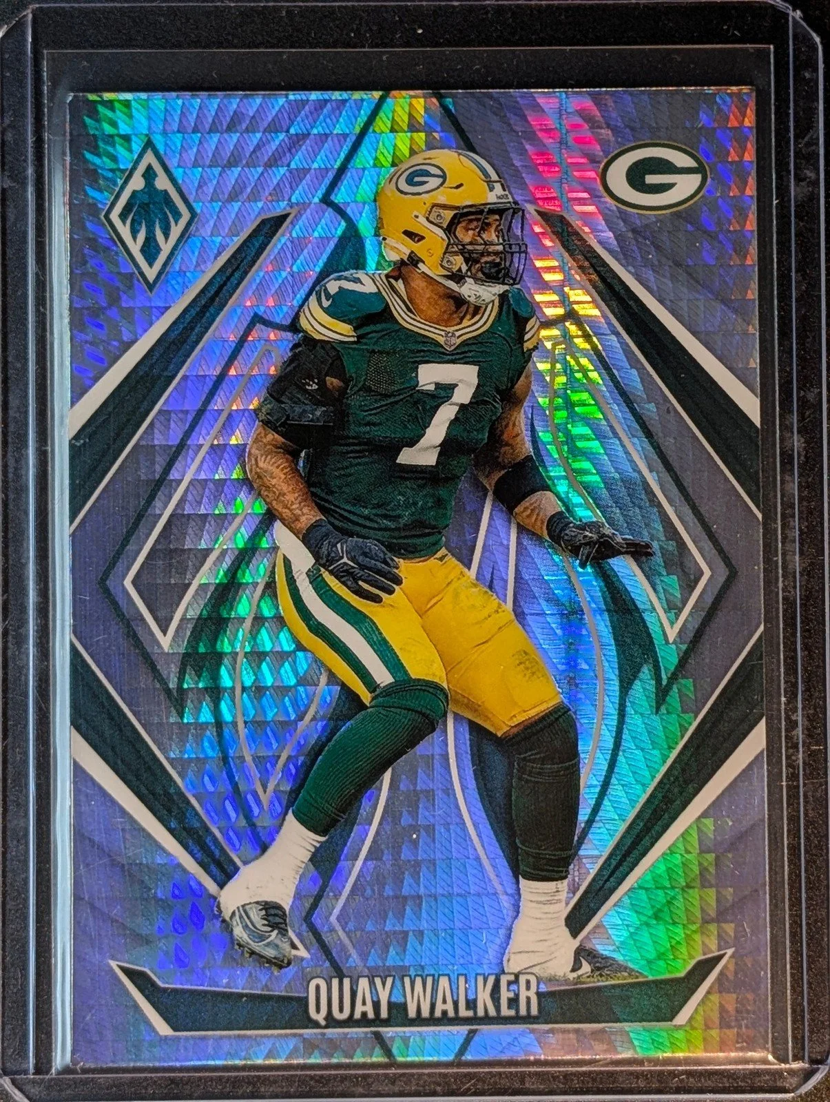 Front of 2024 Panini Phoenix #119 Quay Walker Hyper
