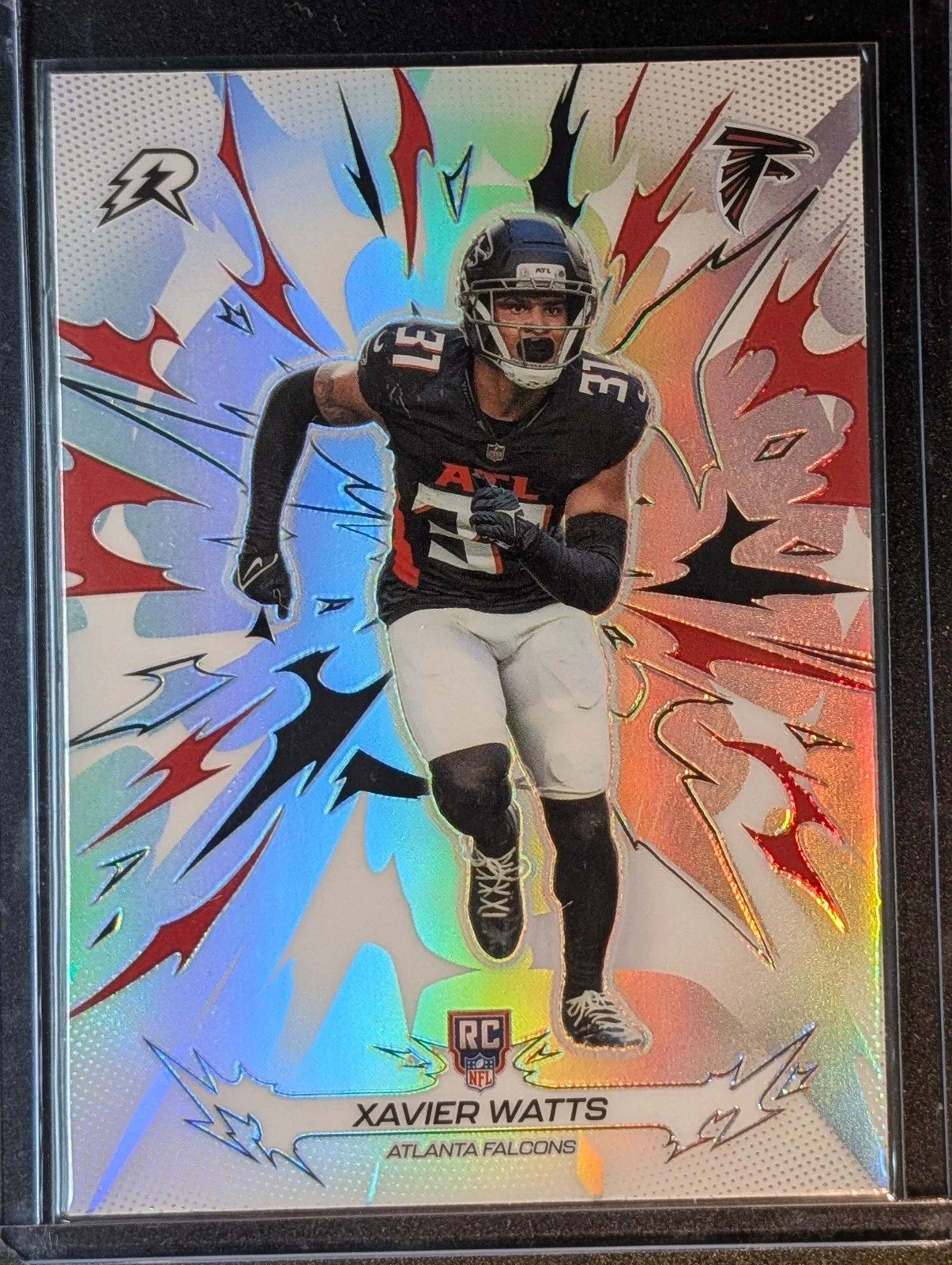 Front of 2025 Topps Resurgence #105 Xavier Watts Refractor Rookie