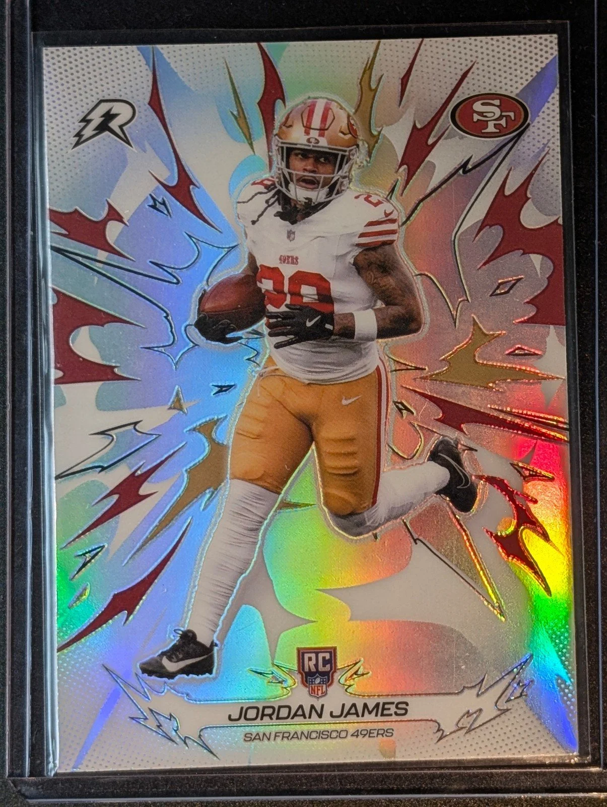 Front of 2025 Topps Resurgence #185 Jordan James Refractor