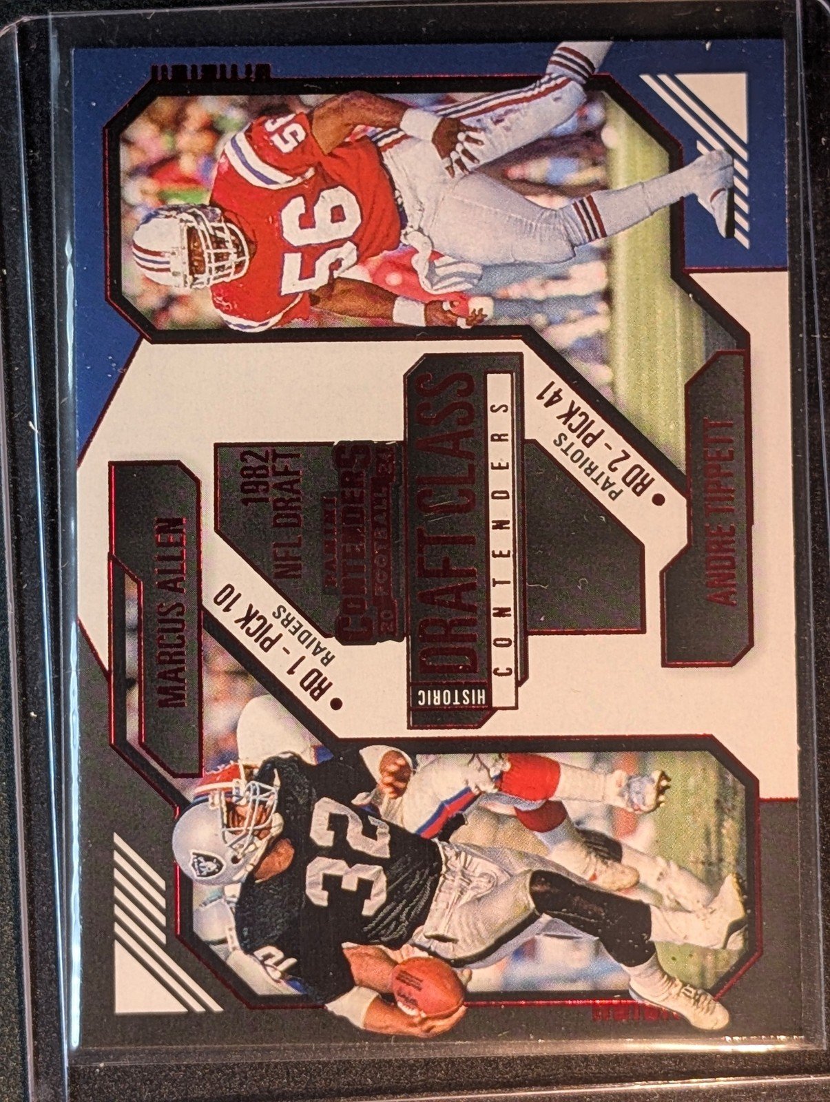 Front of 2024 Panini Contenders #6 Tippett /Allen Historic Draft Class Contenders