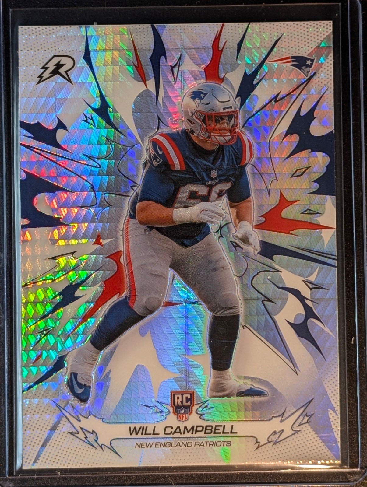 Front of 2025 Topps Resurgence #160 Will Campbell Prism Refractor