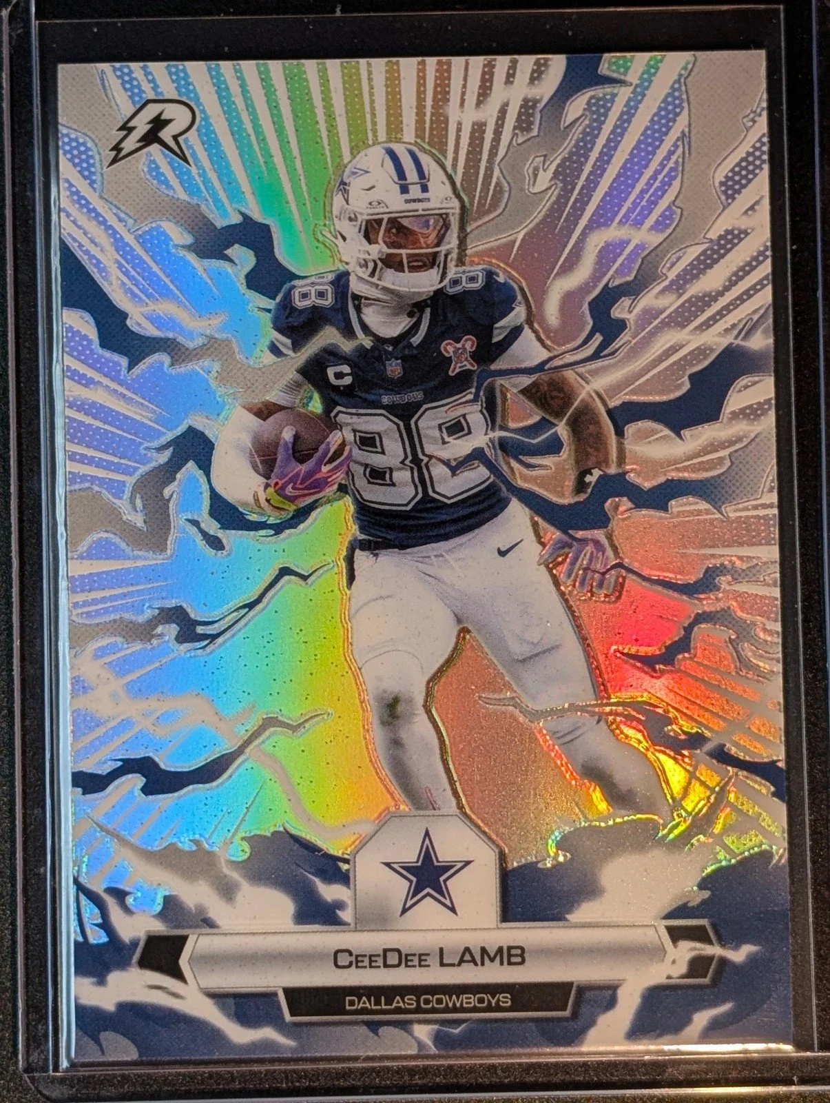 Front of 2025 Topps Resurgence #25 CeeDee Lamb Refractor