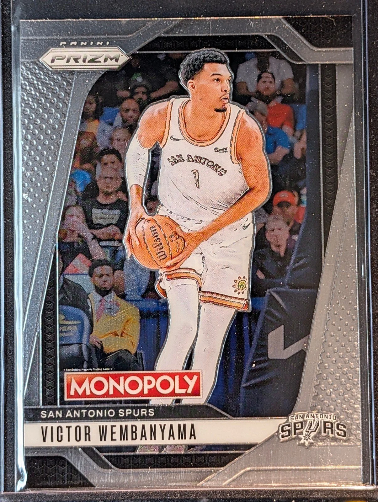 Front of 2024-25 Panini Prizm Monopoly #73 Victor Wembanyama