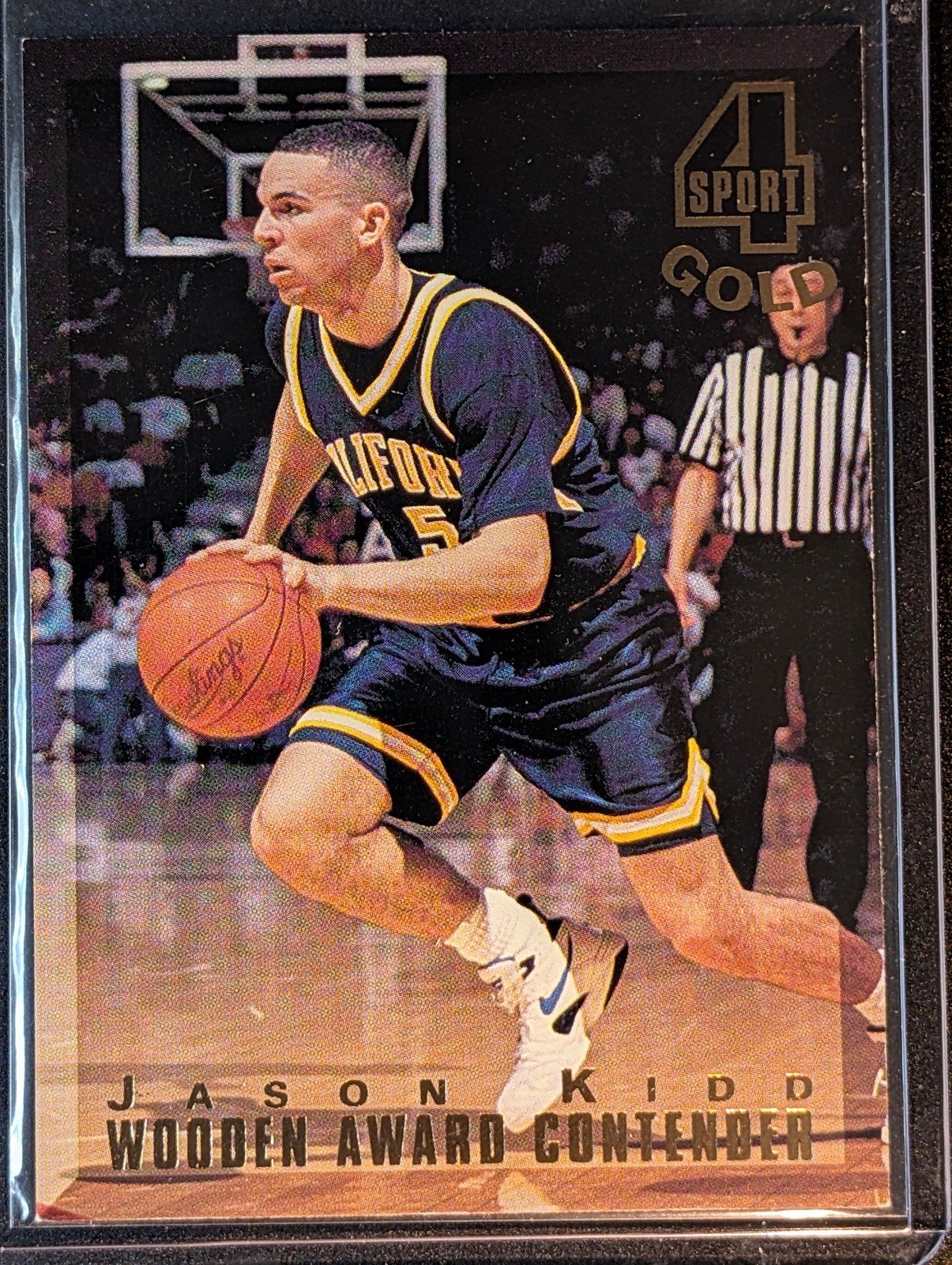 Front of 1994 Classic Four Sport #190 Jason Kidd Gold