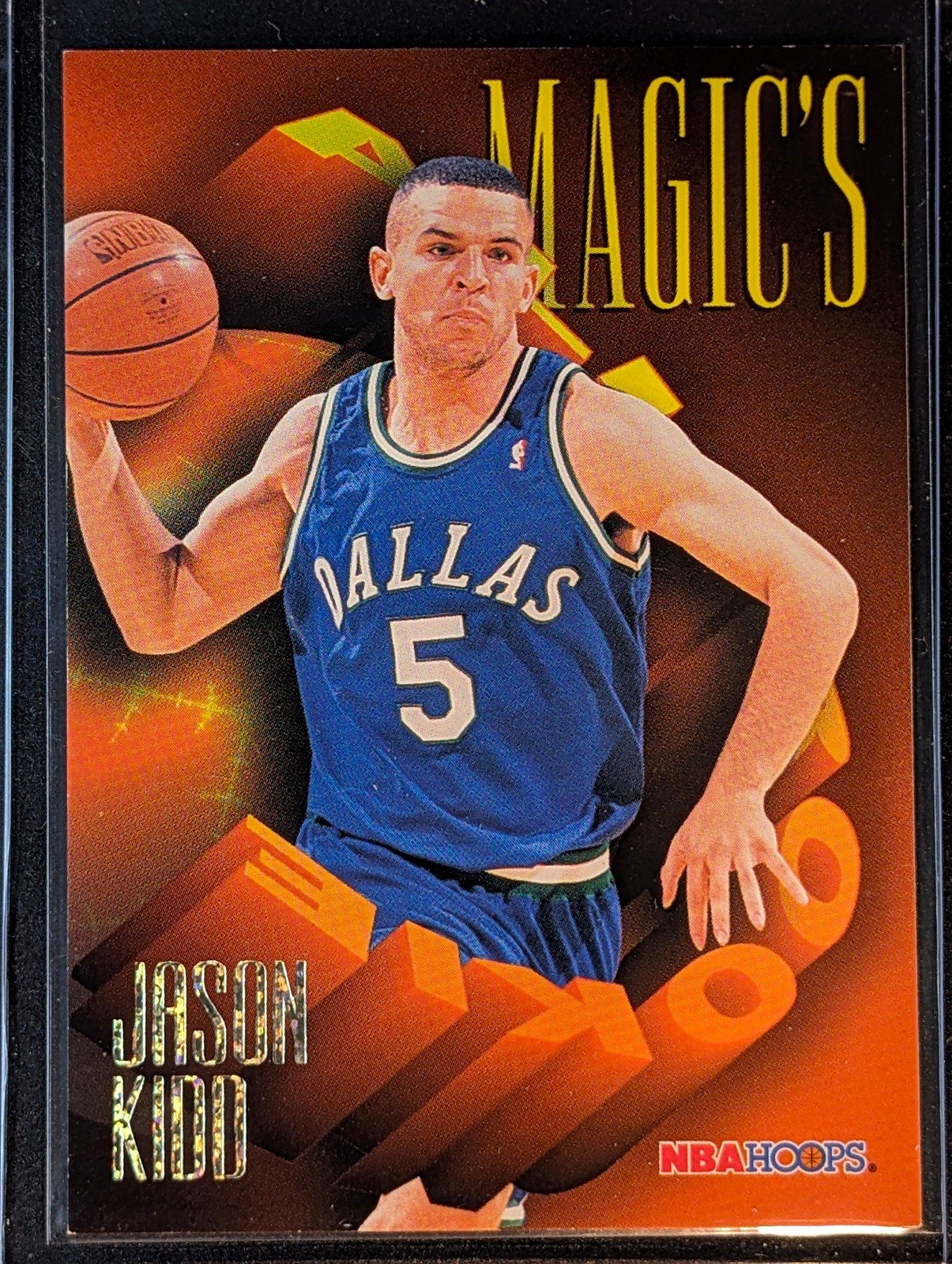 Front of 1994-95 Hoops #AR-2 Jason Kidd Magic's All-Rookies
