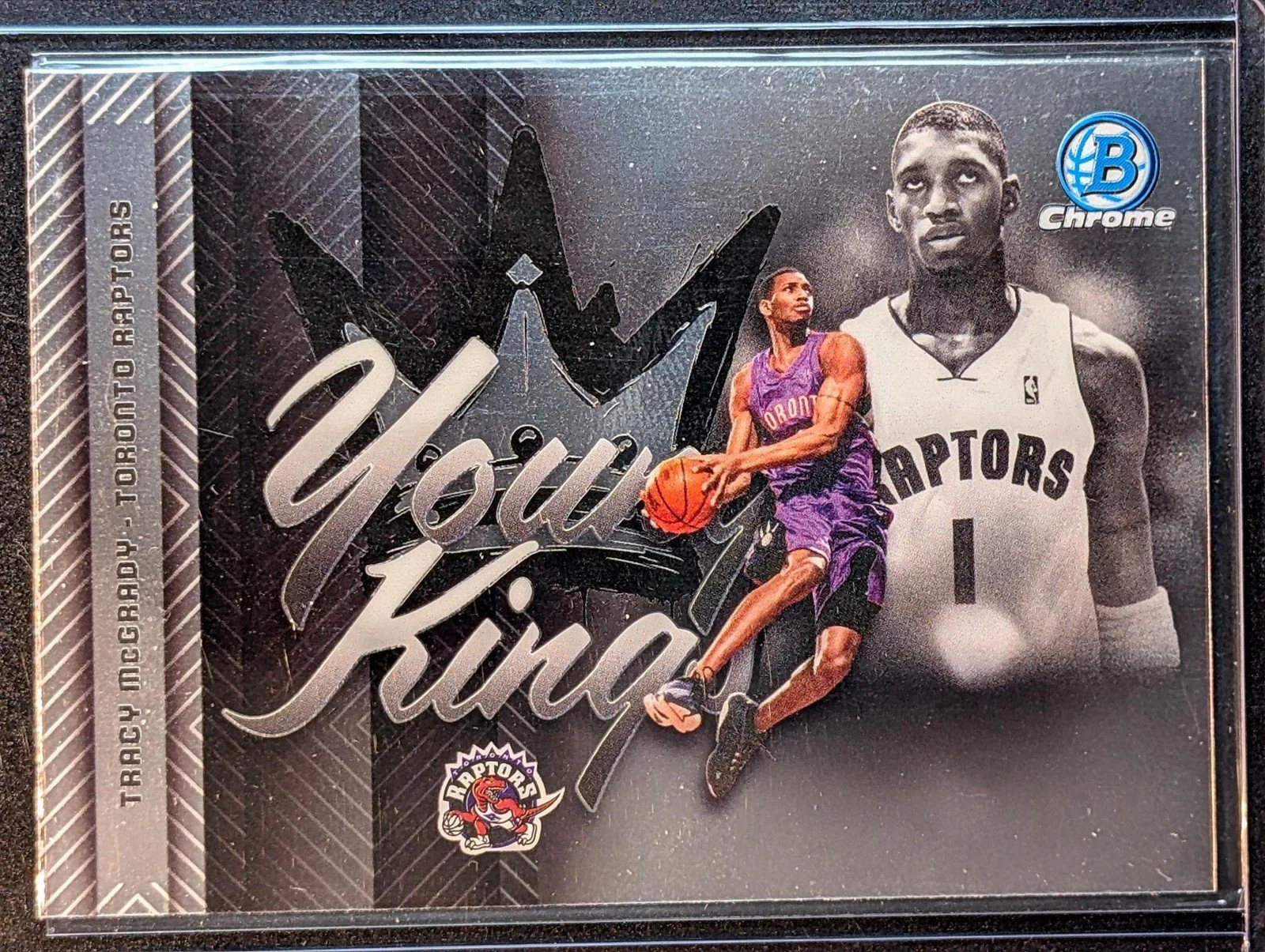 Front of 2025-26 Bowman #YK-24 Tracy McGrady Young Kings