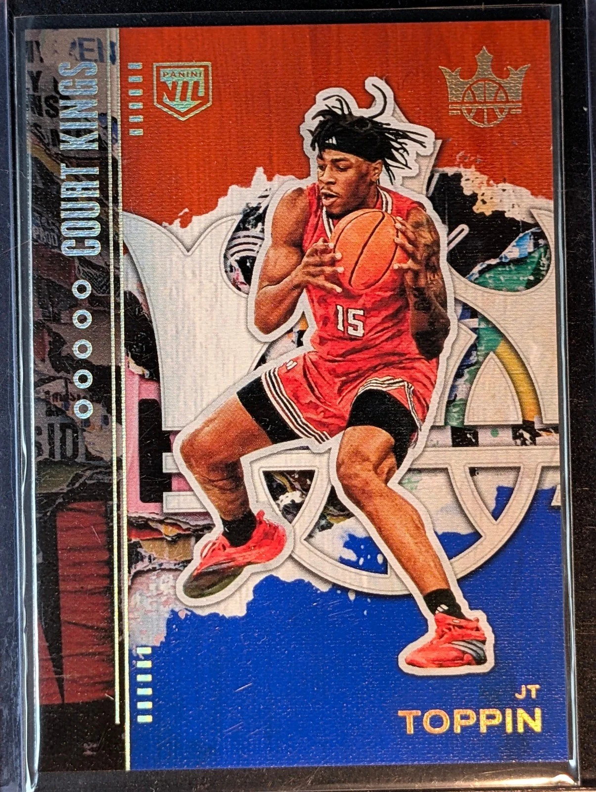 Front of 2025-26 Panini Court Kings /199 #50 JT Toppin