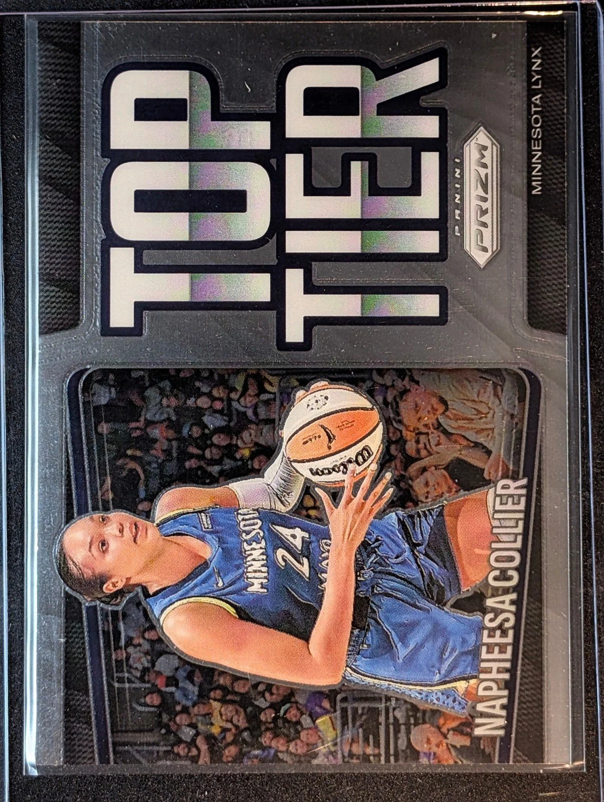 Front of 2025 Panini Prizm WNBA #5 Napheesa Collier Top Tier