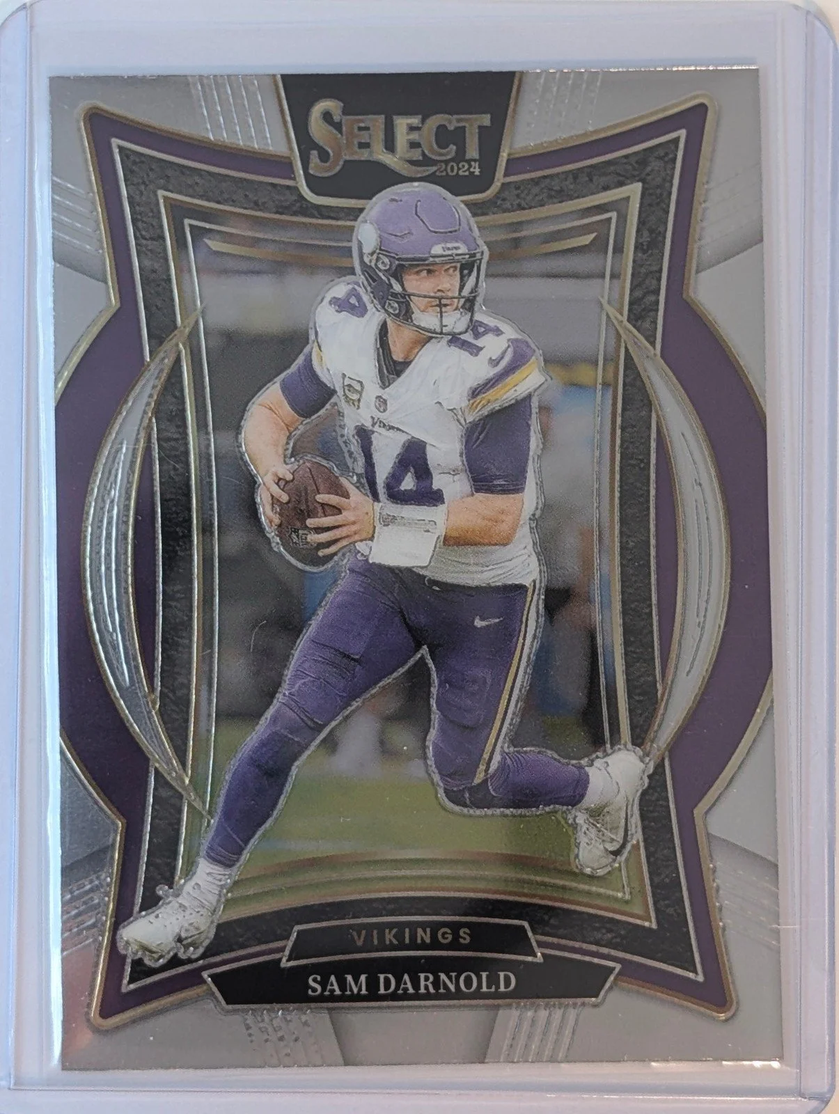 Front of 2024 Panini Select #92 Sam Darnold