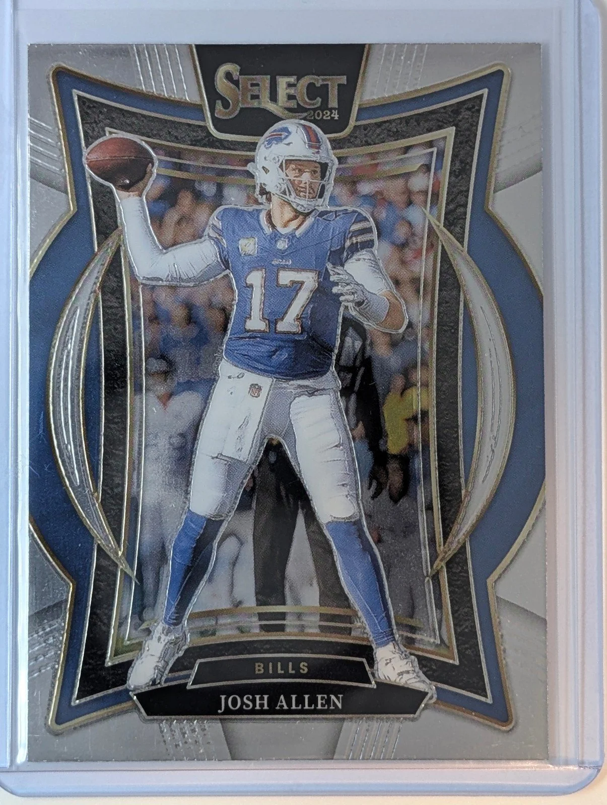 Front of 2024 Panini Select #34 Josh Allen