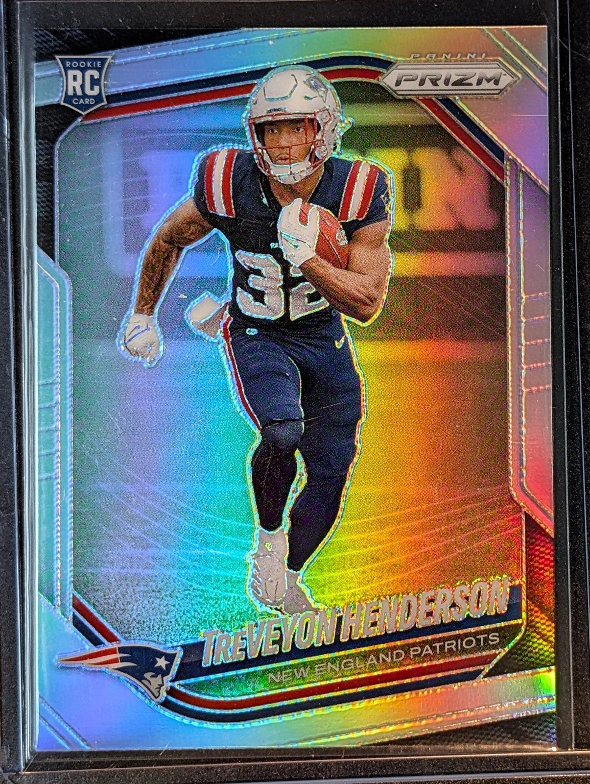 Front of 2025 Panini Prizm #343 TreVeyon Henderson Silver