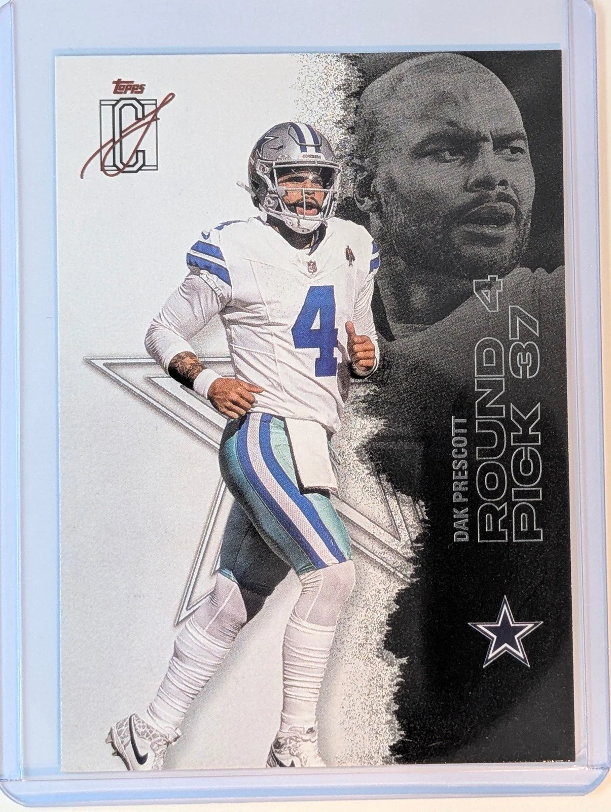 Front of 2025 Topps Signature Class #15 Dak Prescott