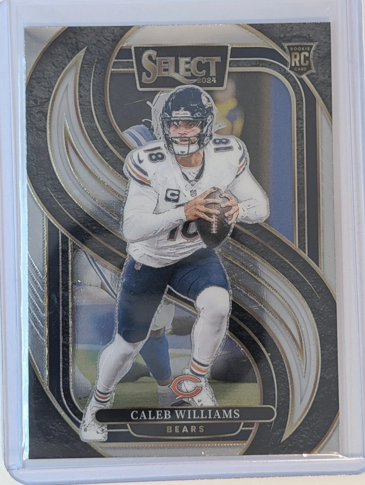 Front of 2024 Panini Select #114 Caleb Williams