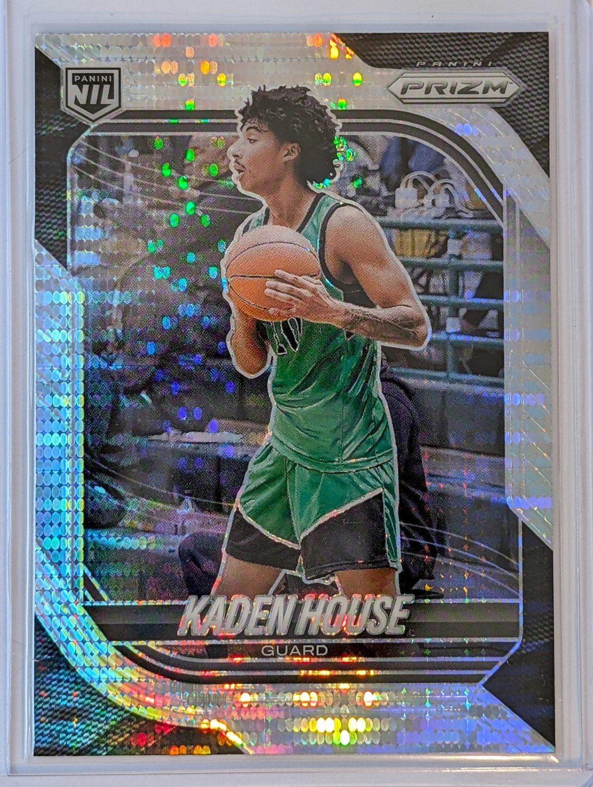 Front of 2025-26 Panini Prizm #117 Kaden House Pulsar Prizm