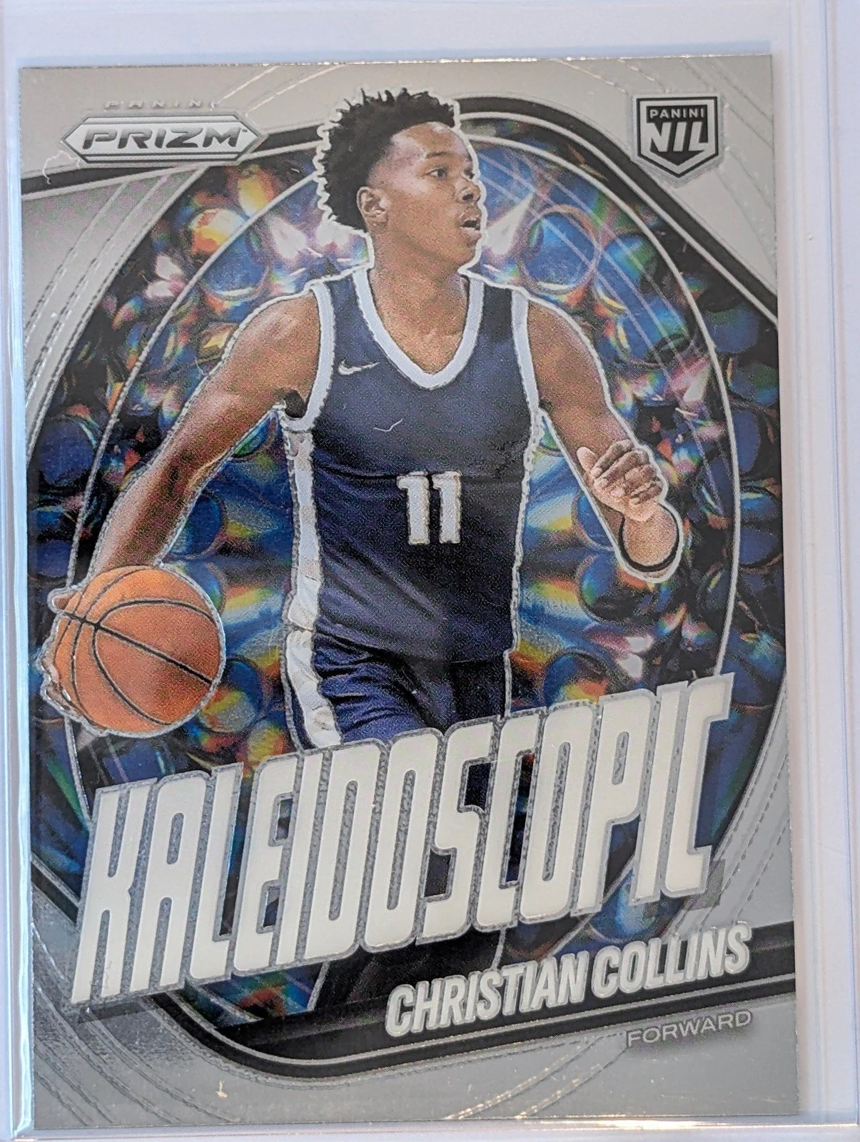 Front of 2025-26 Panini Prizm #8 Kaleidoscope Christian Collins