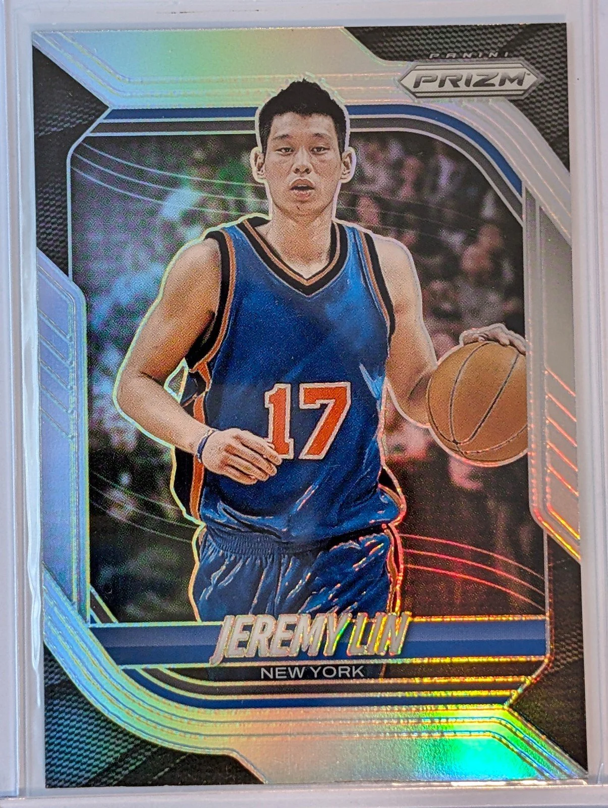 Front of 2025-26 Panini Prizm #149 Jeremy Lin Silver Prizm