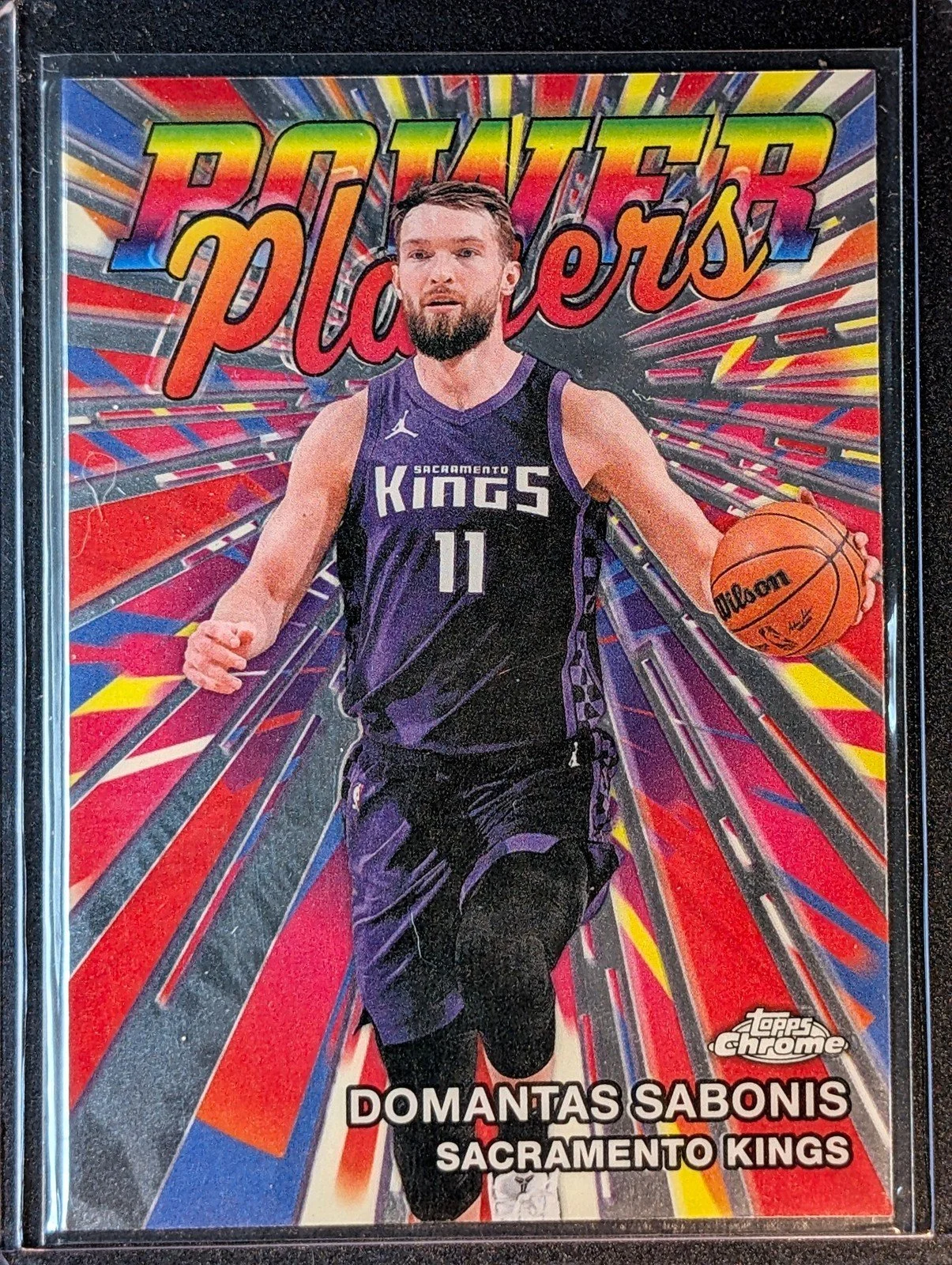 Front of 2025-26 Topps #PP-14 Domantas Sabonis Power Players