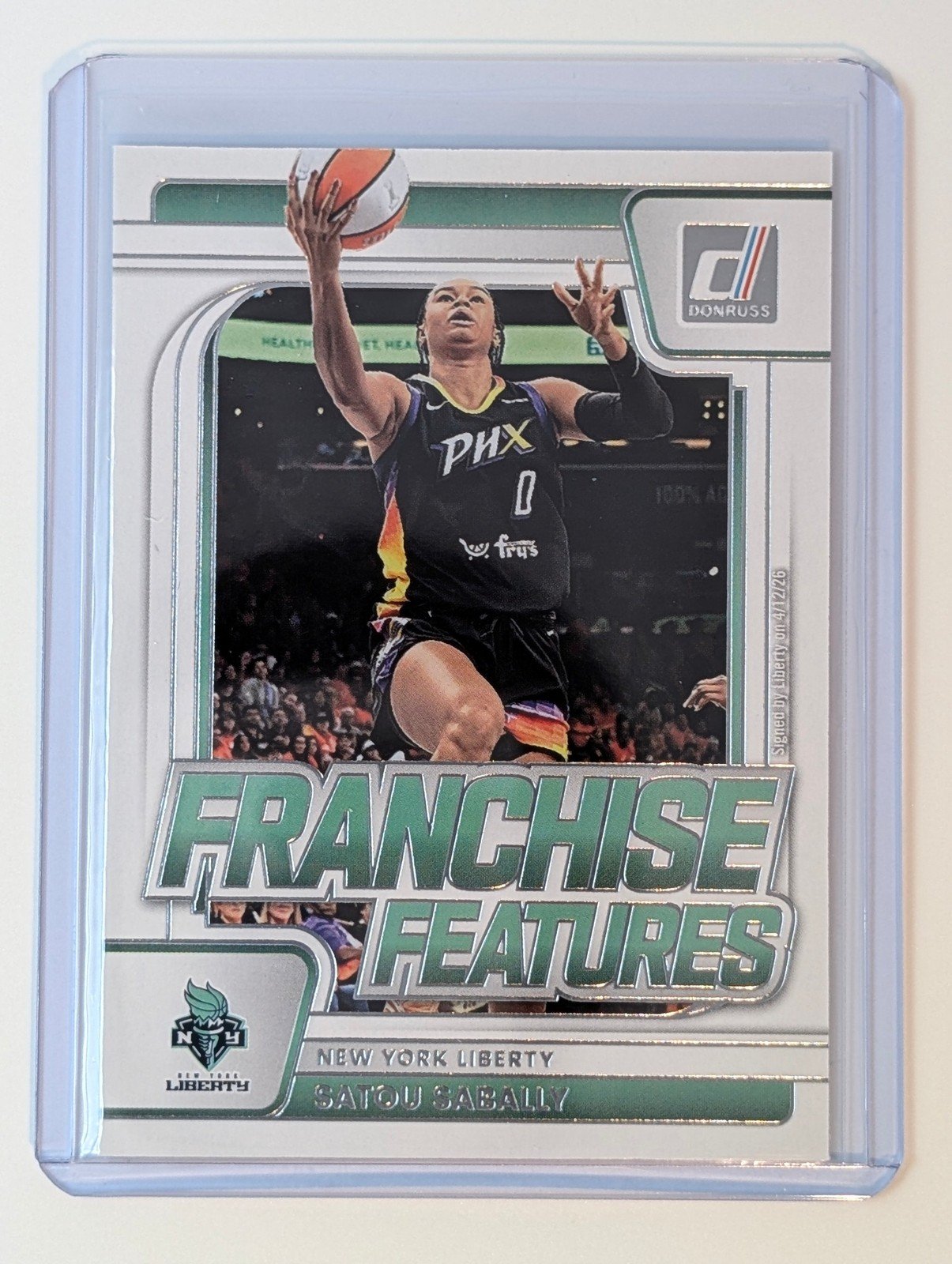 Front of 2026 Panini Donruss WNBA Satou Sabally Franchise Features  #3