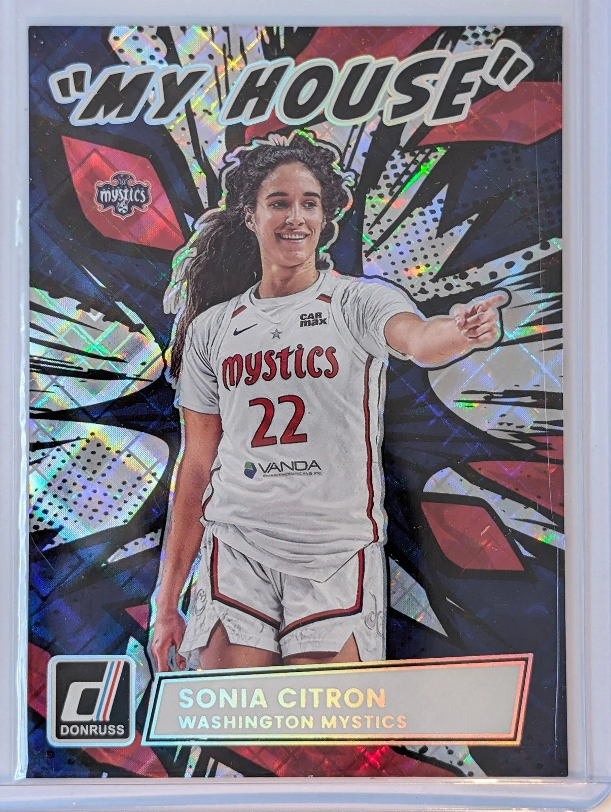 Front of 2026 Panini Donruss WNBA My House Diamond #2 Sonia Citron
