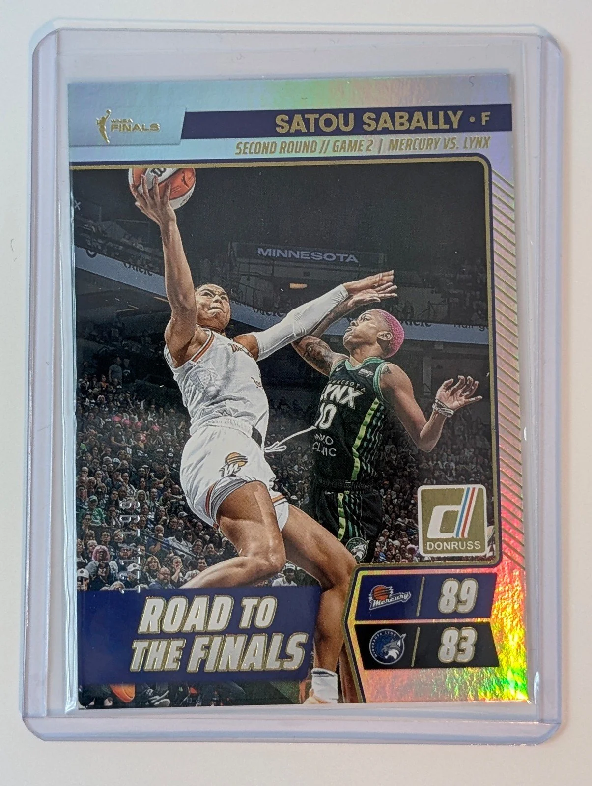 Front of 2026 WNBA Donruss /199 Satou Sabally Road To The Finals Second Round #4