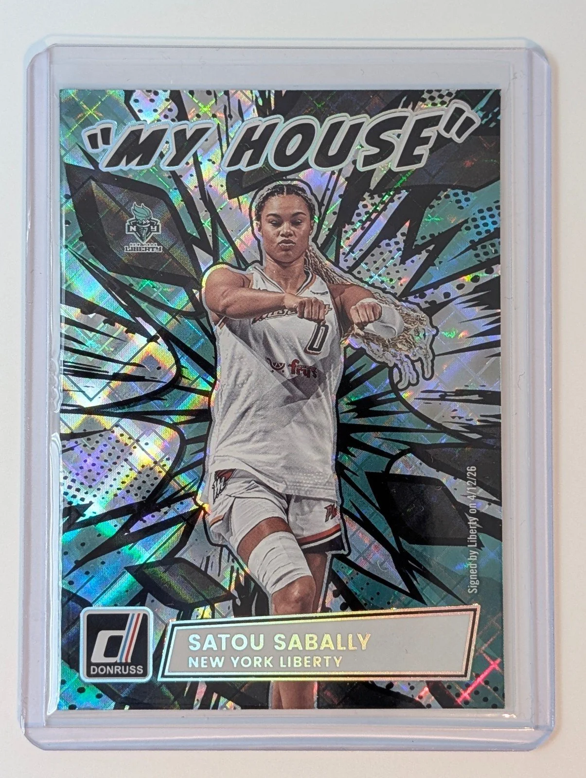 Front of 2026 Panini Donruss WNBA Satou Sabally My House Diamond #4