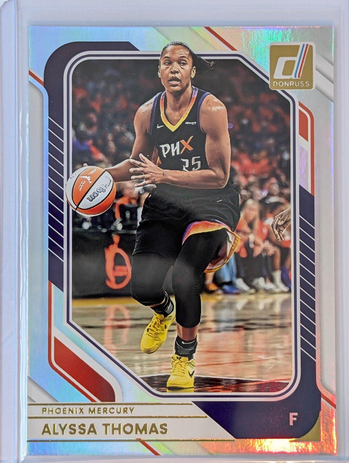 Front of 2026 Panini Donruss WNBA #66 Alyssa Thomas Holo