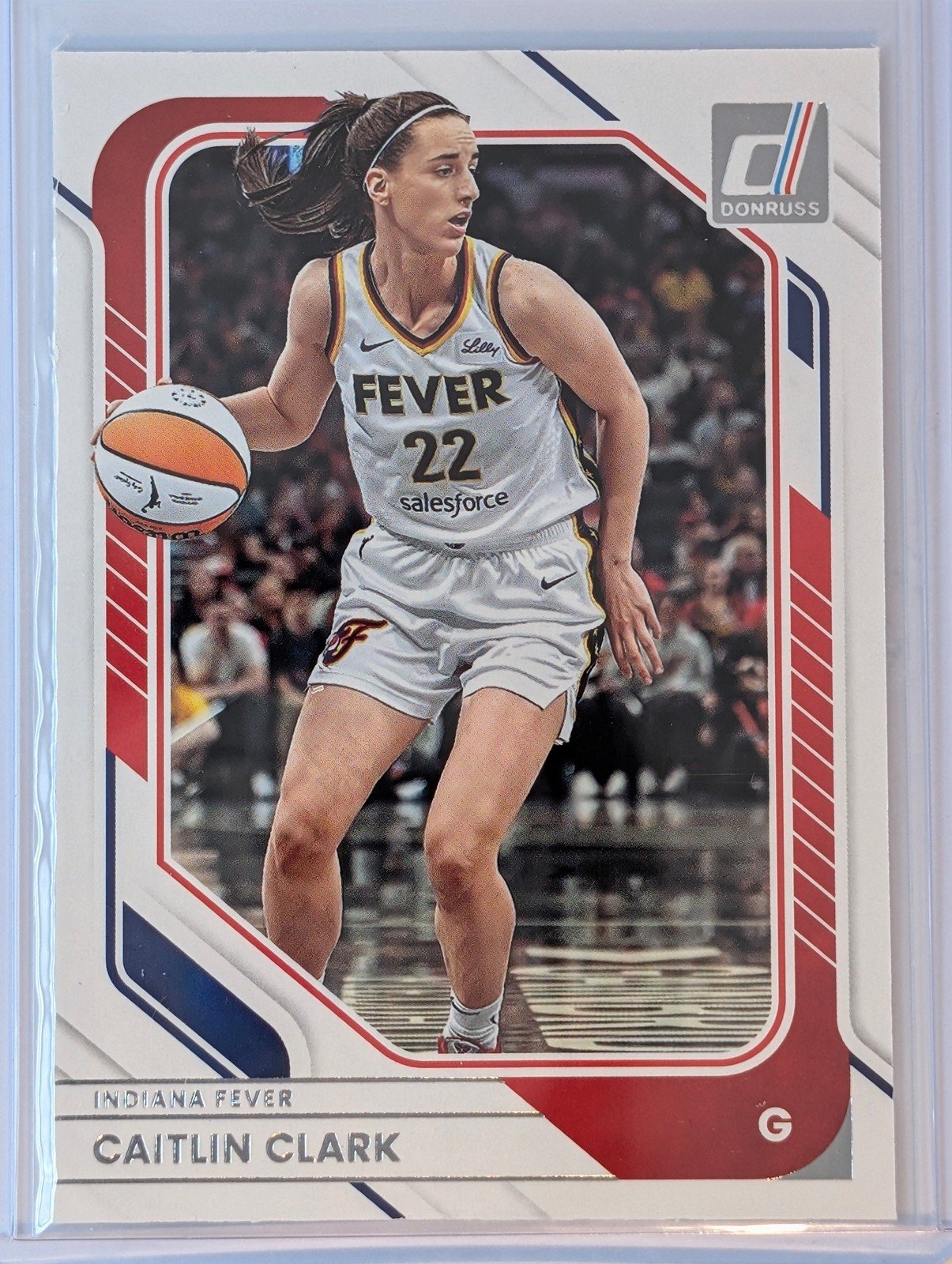 Front of 2026 Panini Donruss WNBA #22 Caitlin Clark
