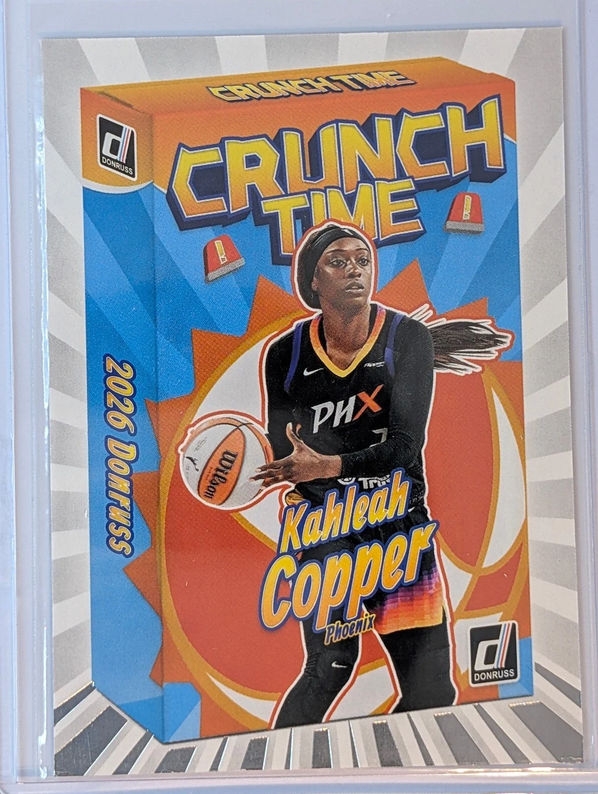 Front of 2026 Panini Donruss WNBA Crunch Time #18 Kahleah Copper
