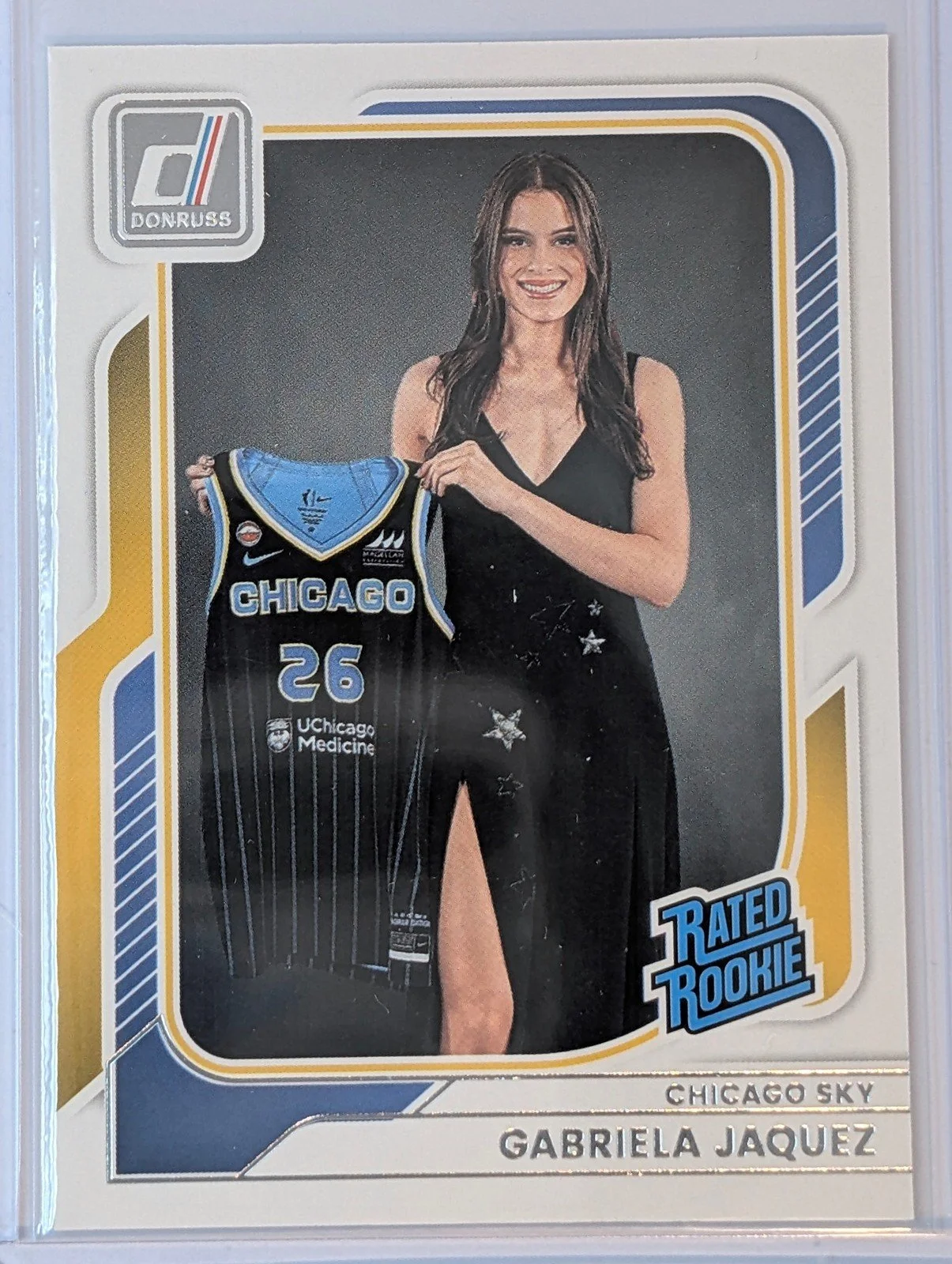 Front of 2026 Panini Donruss WNBA #90 Gabriela Jaquez Rated Rookie