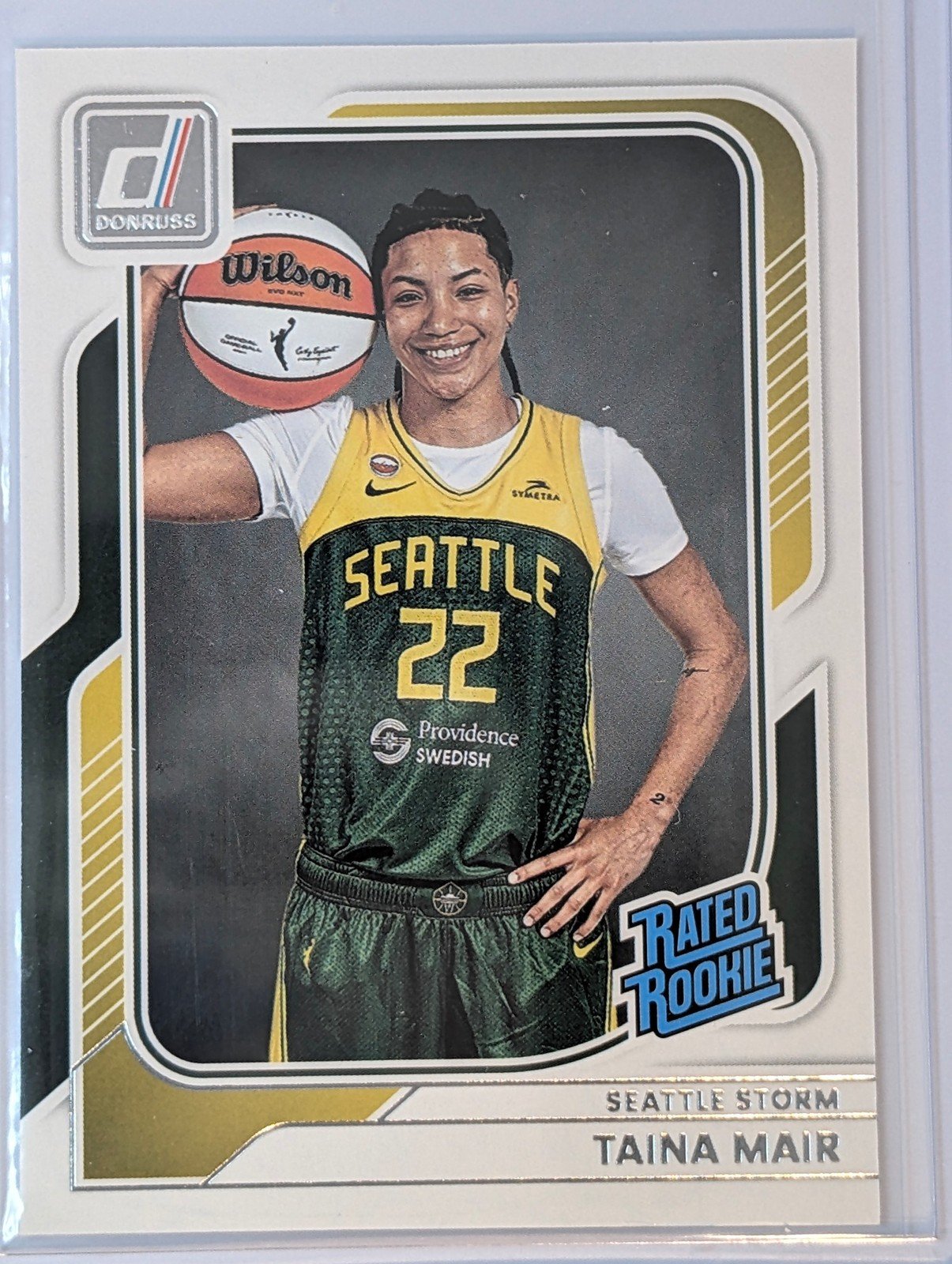Front of 2026 Panini Donruss WNBA #98 Taina Mair Rated Rookie