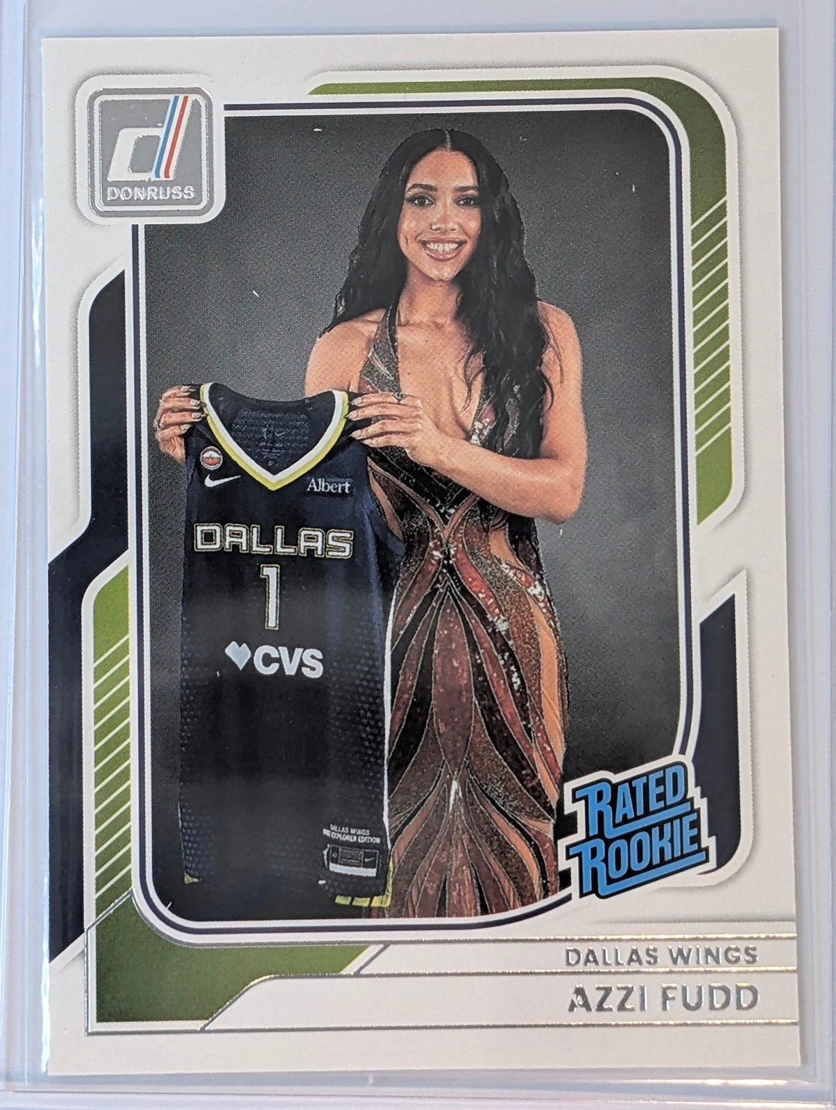 Front of 2026 Panini Donruss WNBA #86 Azzi Fudd Rated Rookie