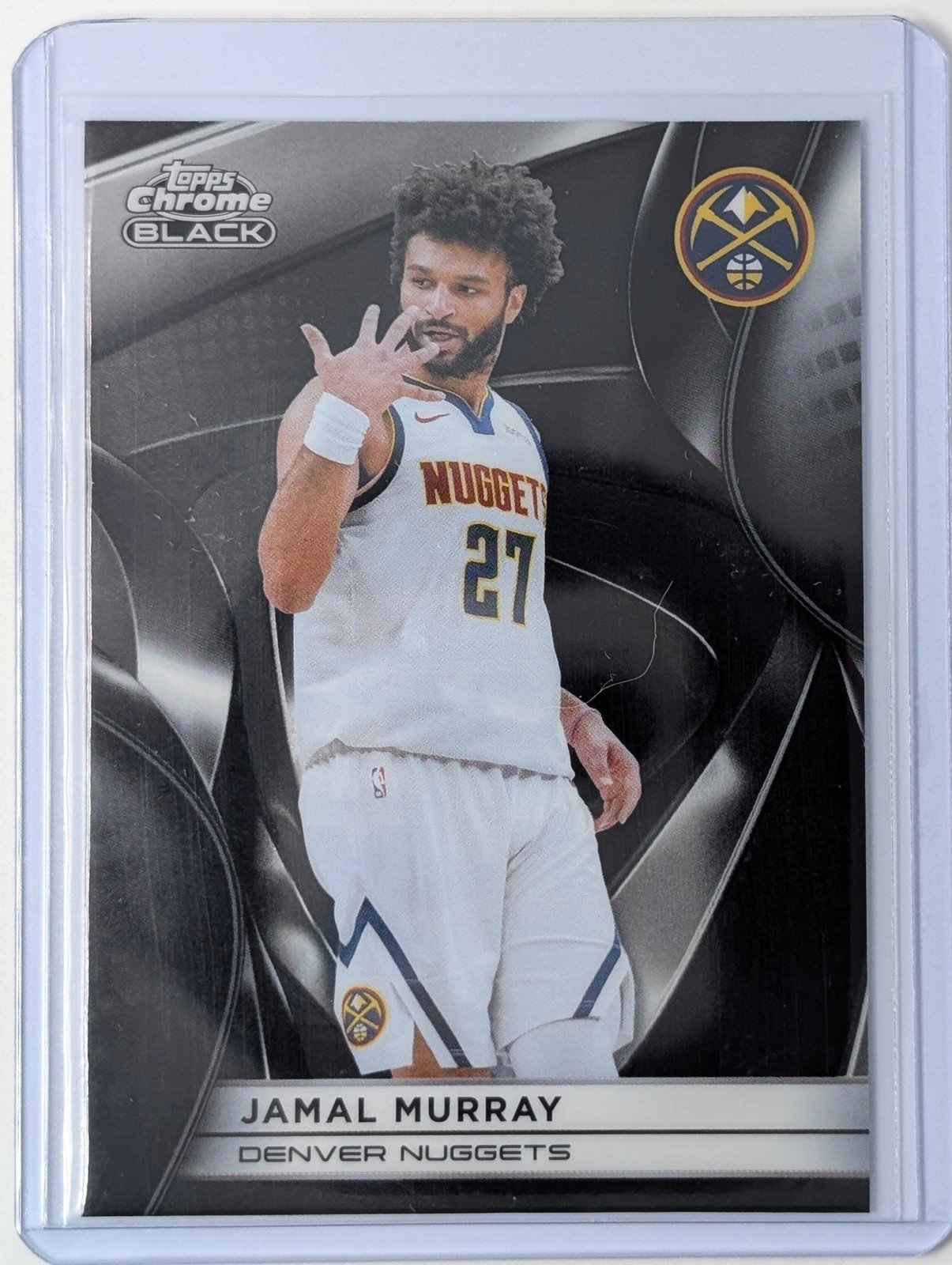 Front of 2025-26 Topps Chrome Black #20 Jamal Murray