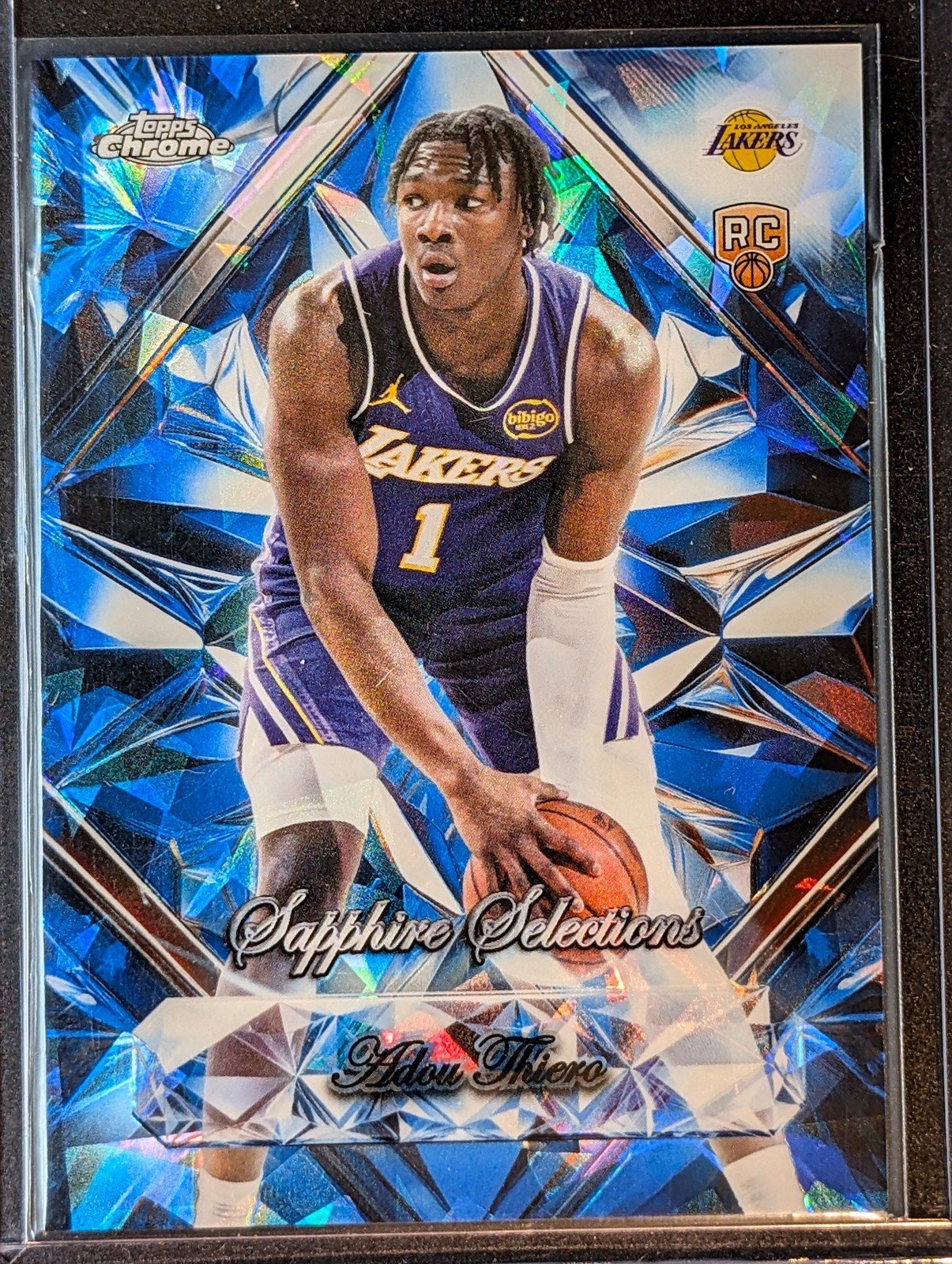 Front of Chrome Sapphire Adou Thiero Sapphire Selections #SS-19 RC