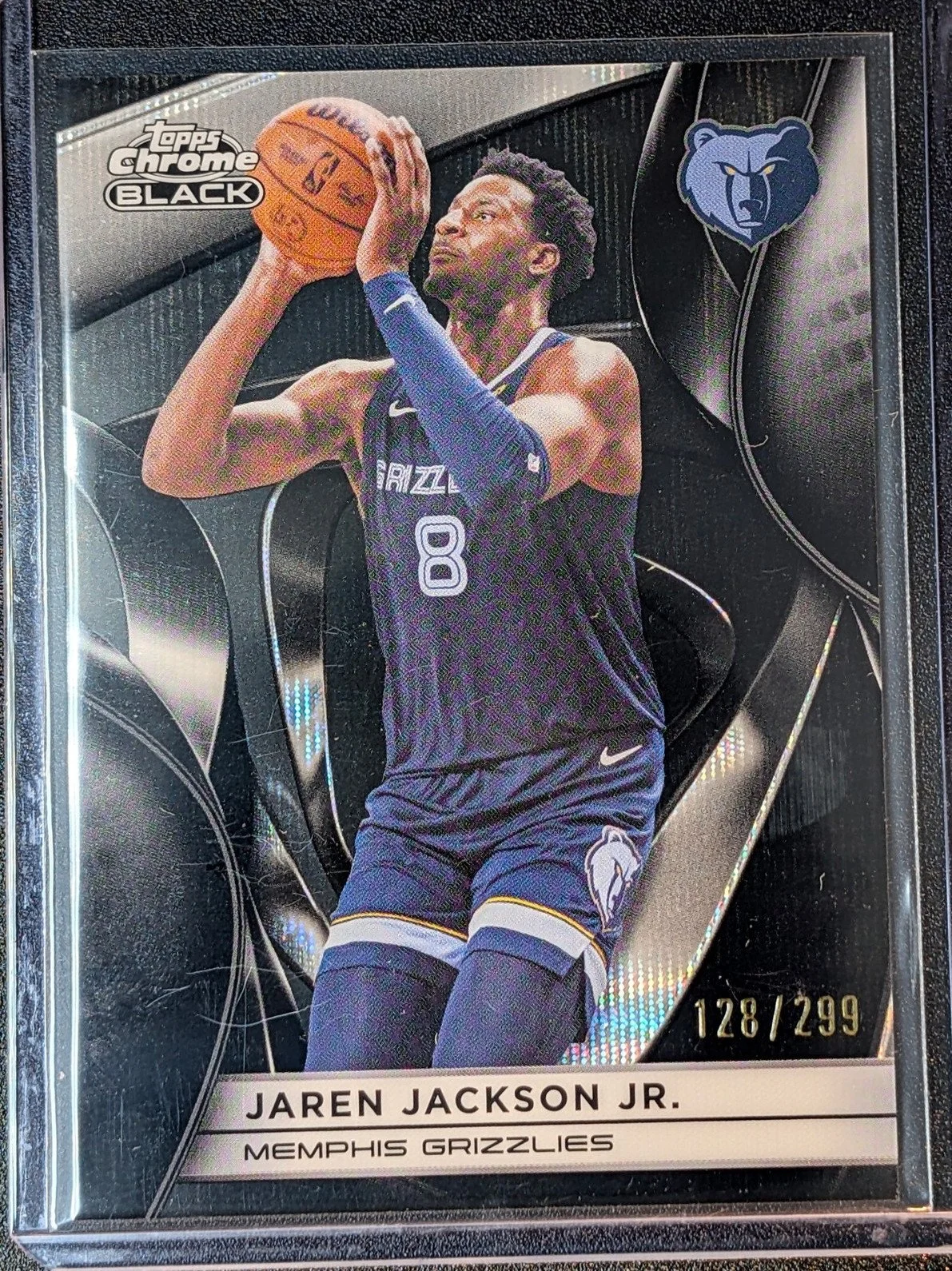 2025-26 Topps Chrome Black /299 Jaren Jackson Jr. Black Wave Refractor - photo 2