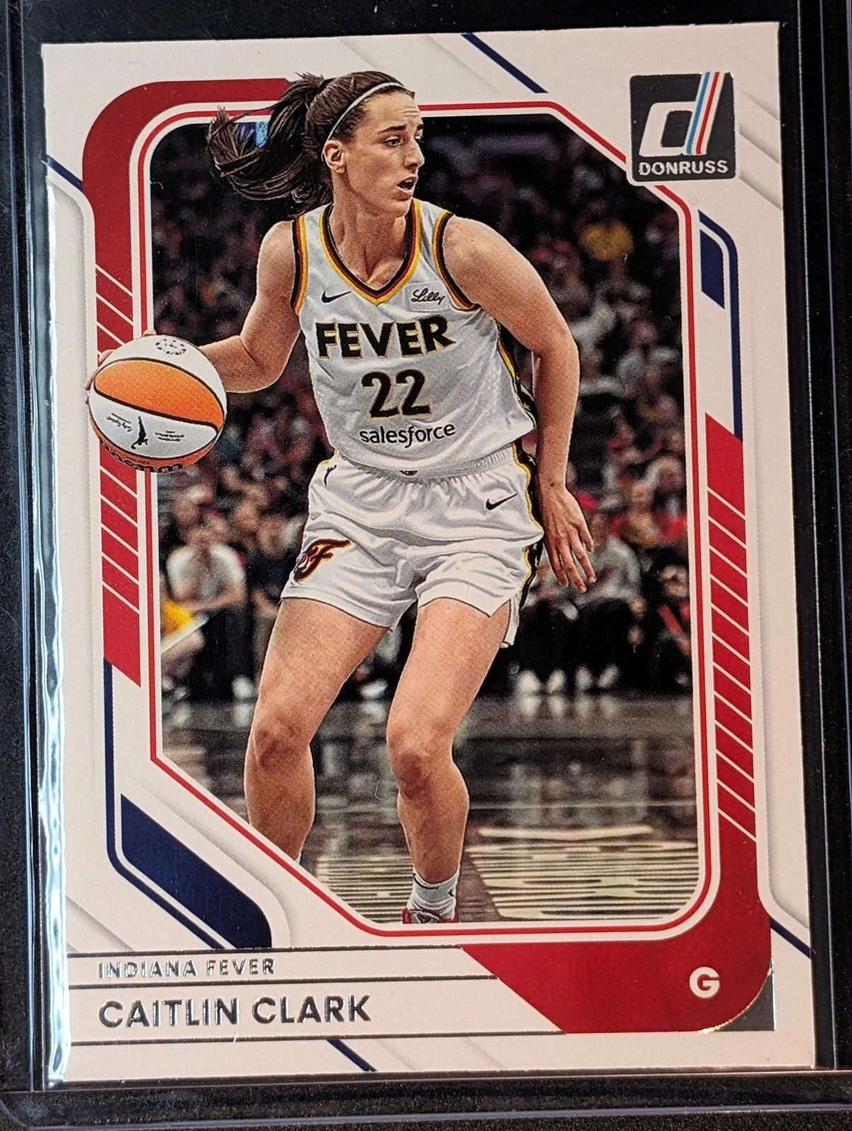 Front of 2026 Panini Donruss WNBA Caitlin Clark Base #22
