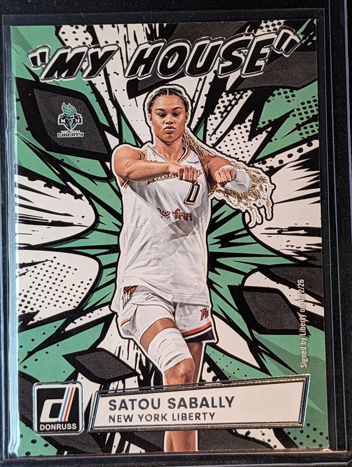 Front of 2026 Panini Donruss WNBA Satou Sabally My House #4