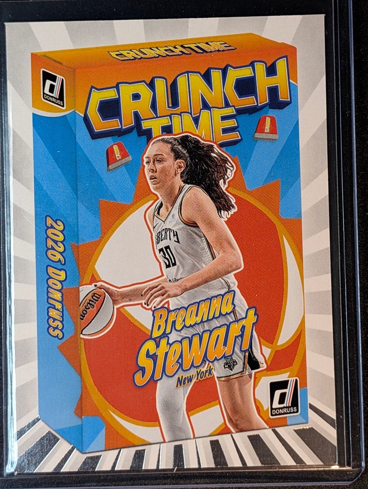 Front of 2026 Panini Donruss WNBA Breanna Stewart Crunch Time #15