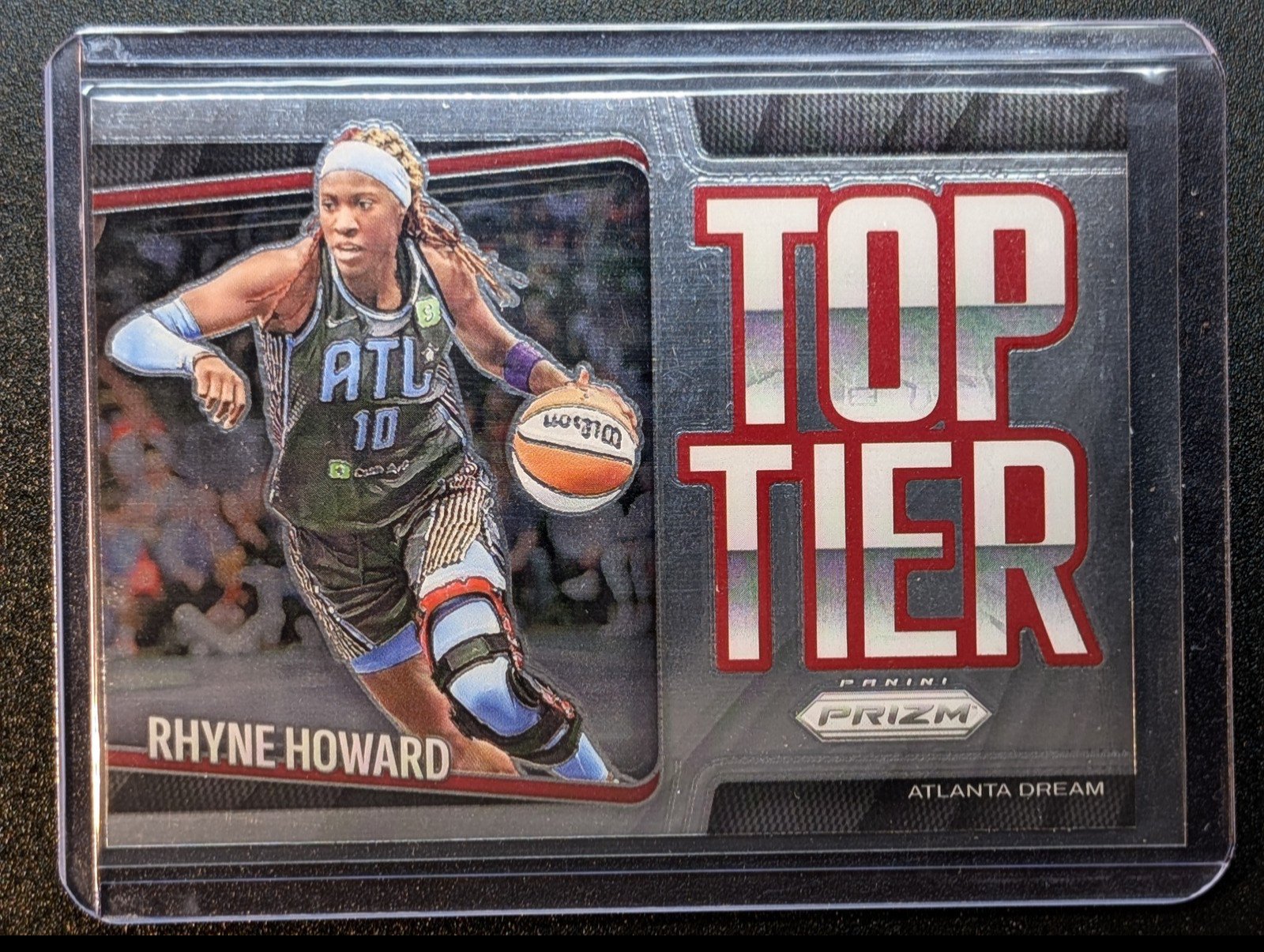 Front of 2025 Panini Prizm WNBA #6 Rhyne Howard Top Tier