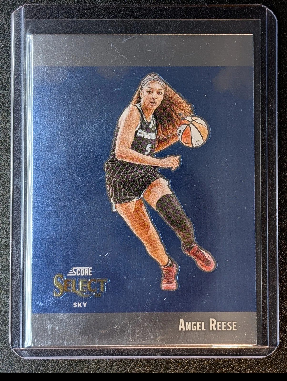 Front of 2025 Panini Select WNBA #6 Angel Reese Score Select Throwback