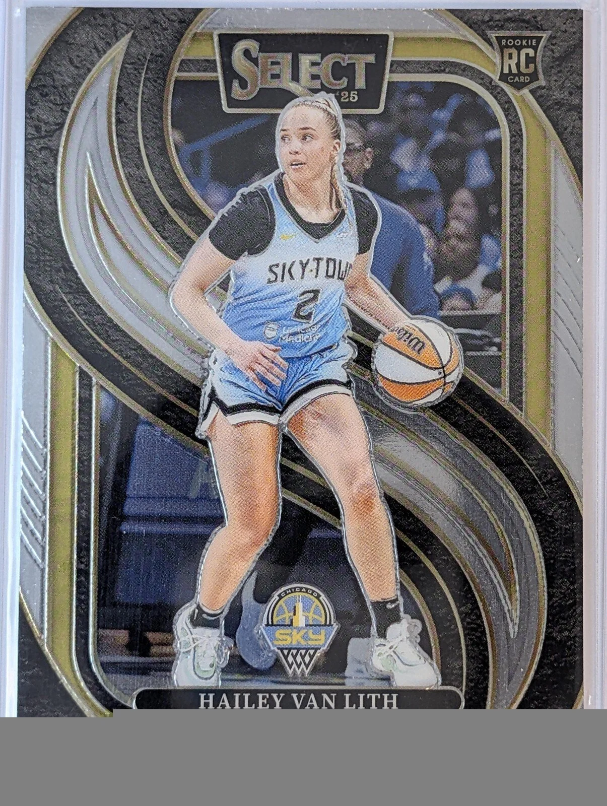 Front of 2025 Panini Select WNBA #173 Hailey Van Lith