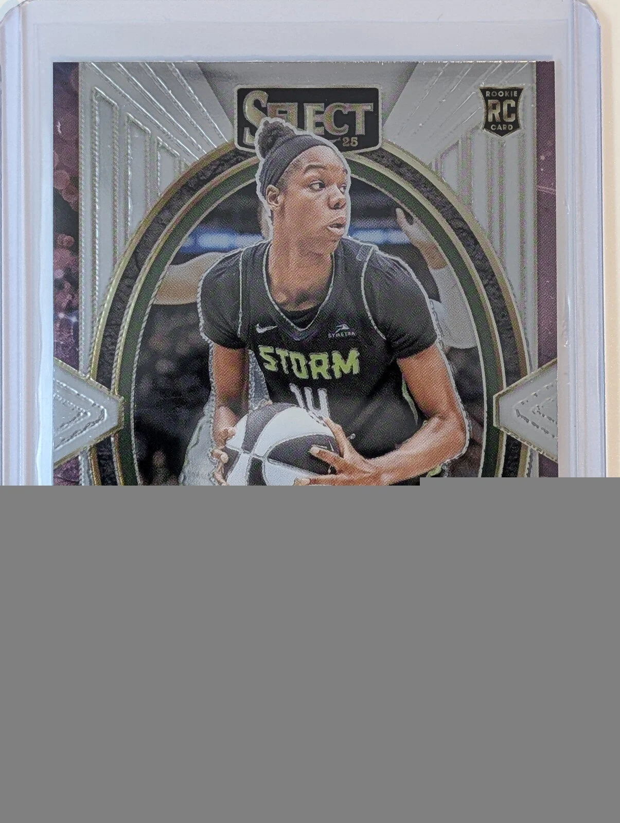 Front of 2025 Panini Select WNBA #25 Dominique Malonga Select Future