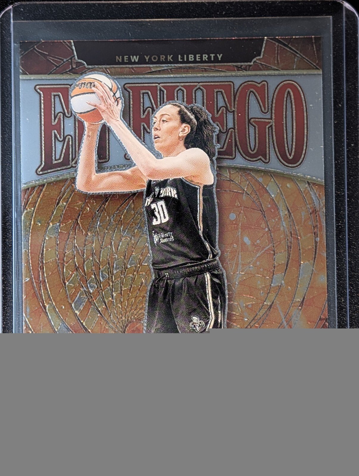 Front of 2025 Panini Select WNBA #15 Breanna Stewart En Fuego