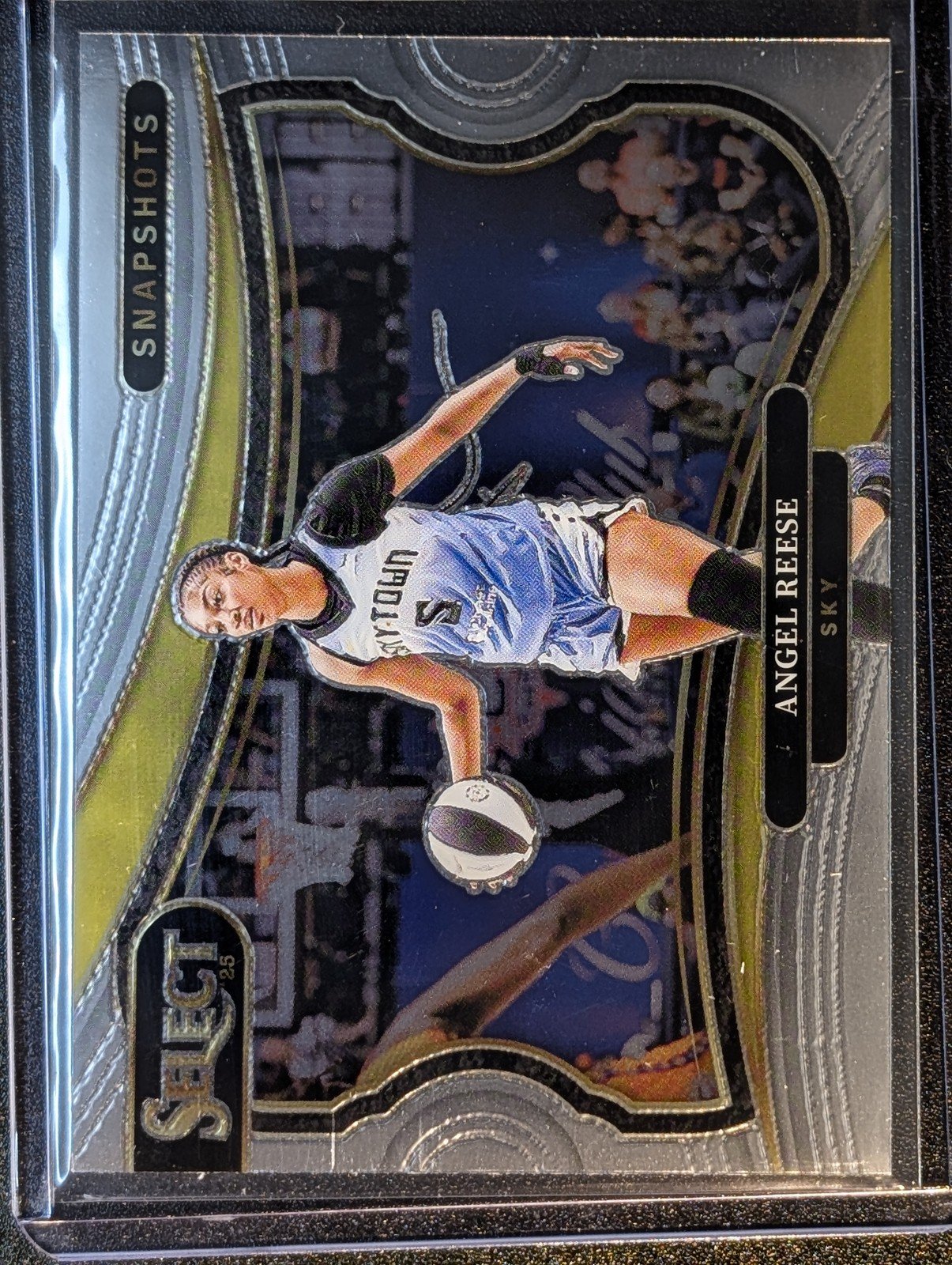 Front of 2025 Panini Select WNBA #1 Angel Reese Snapshots
