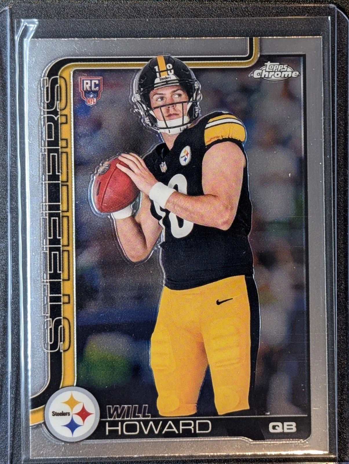 Front of 2025 Topps Chrome #321 Will Howard