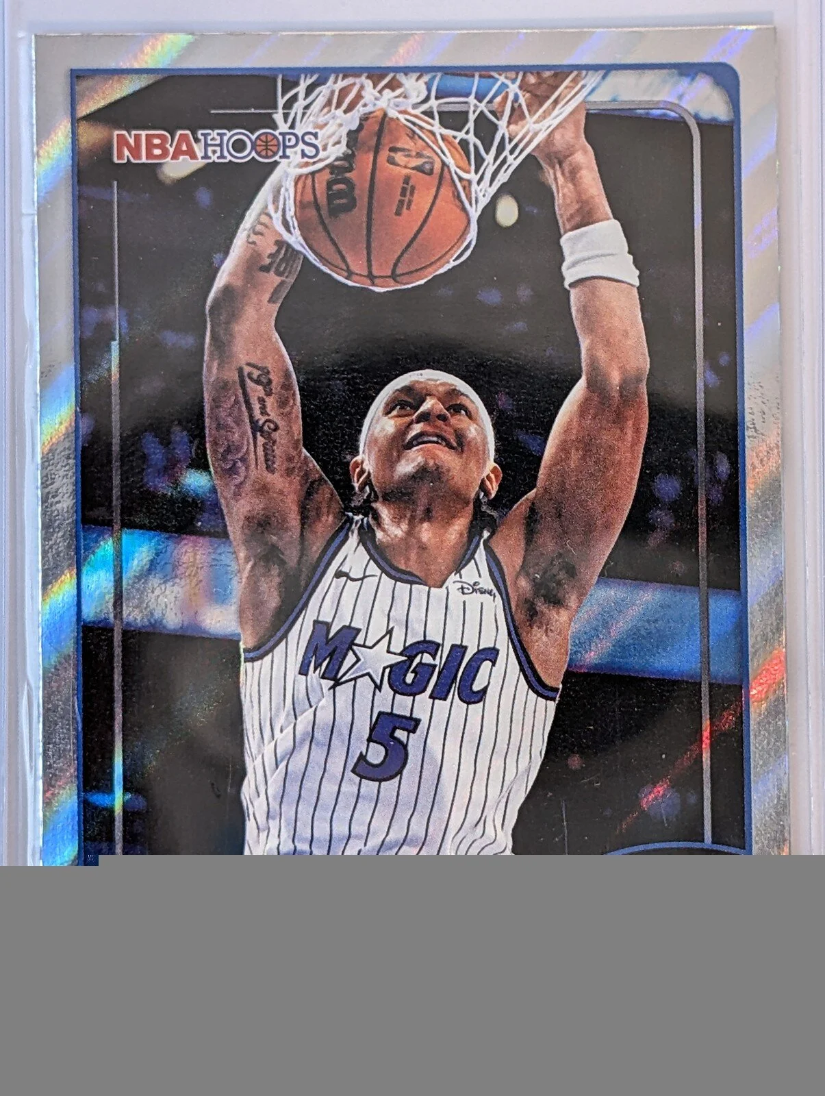 Front of 2025-26 Hoops #194 Paolo Banchero Light Burst