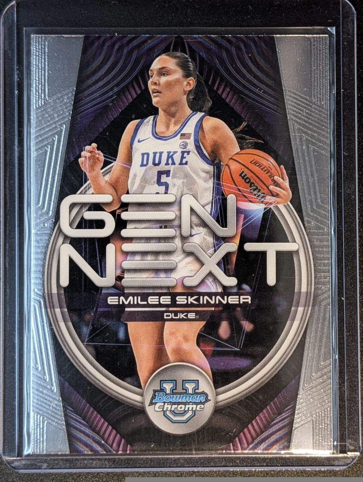 Front of 2025-26 Bowman #GN-4 Emilee Skinner Gen Next