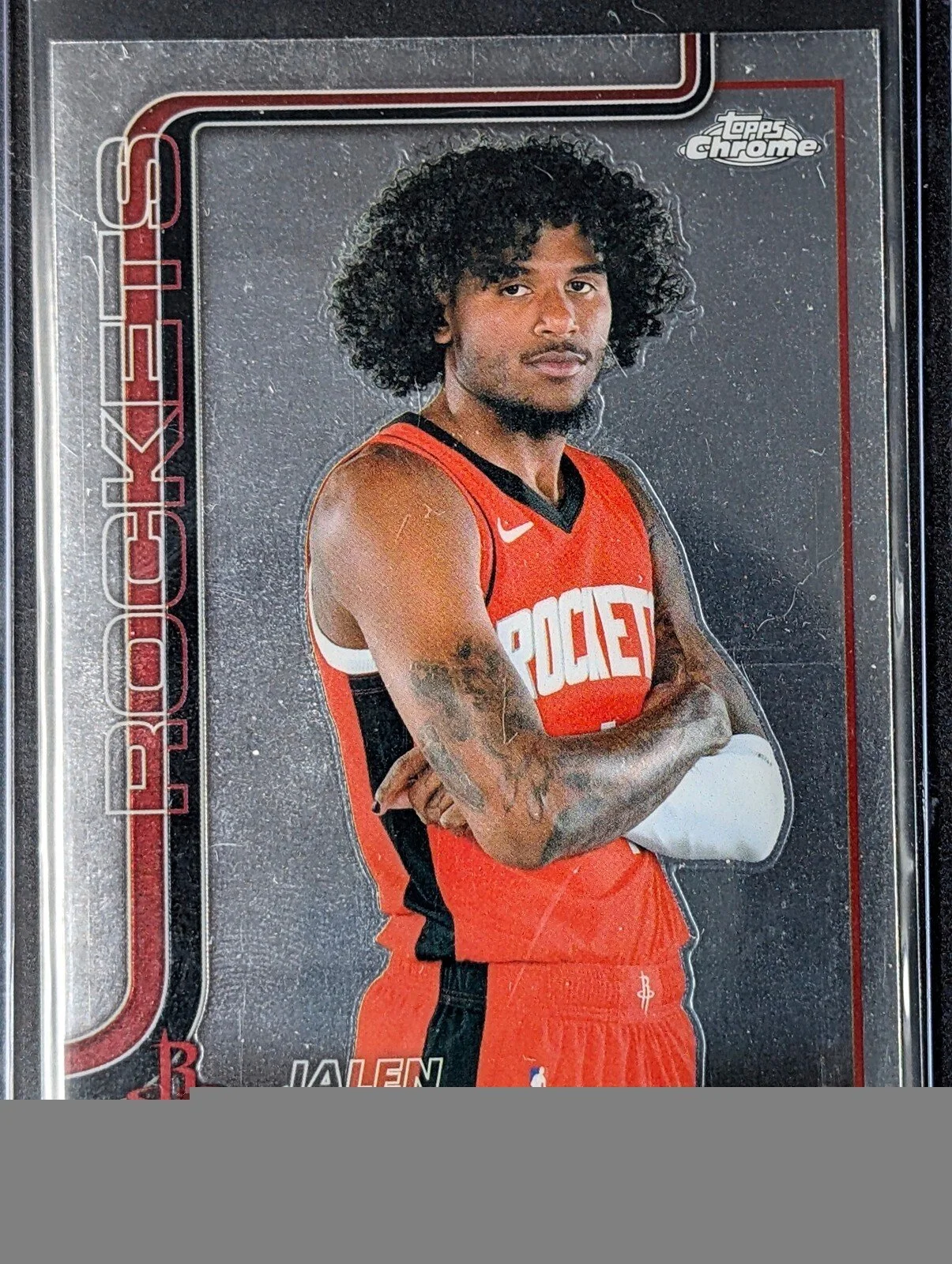 Front of 2025-26 Topps Chrome #58 Jalen Green image variation SP
