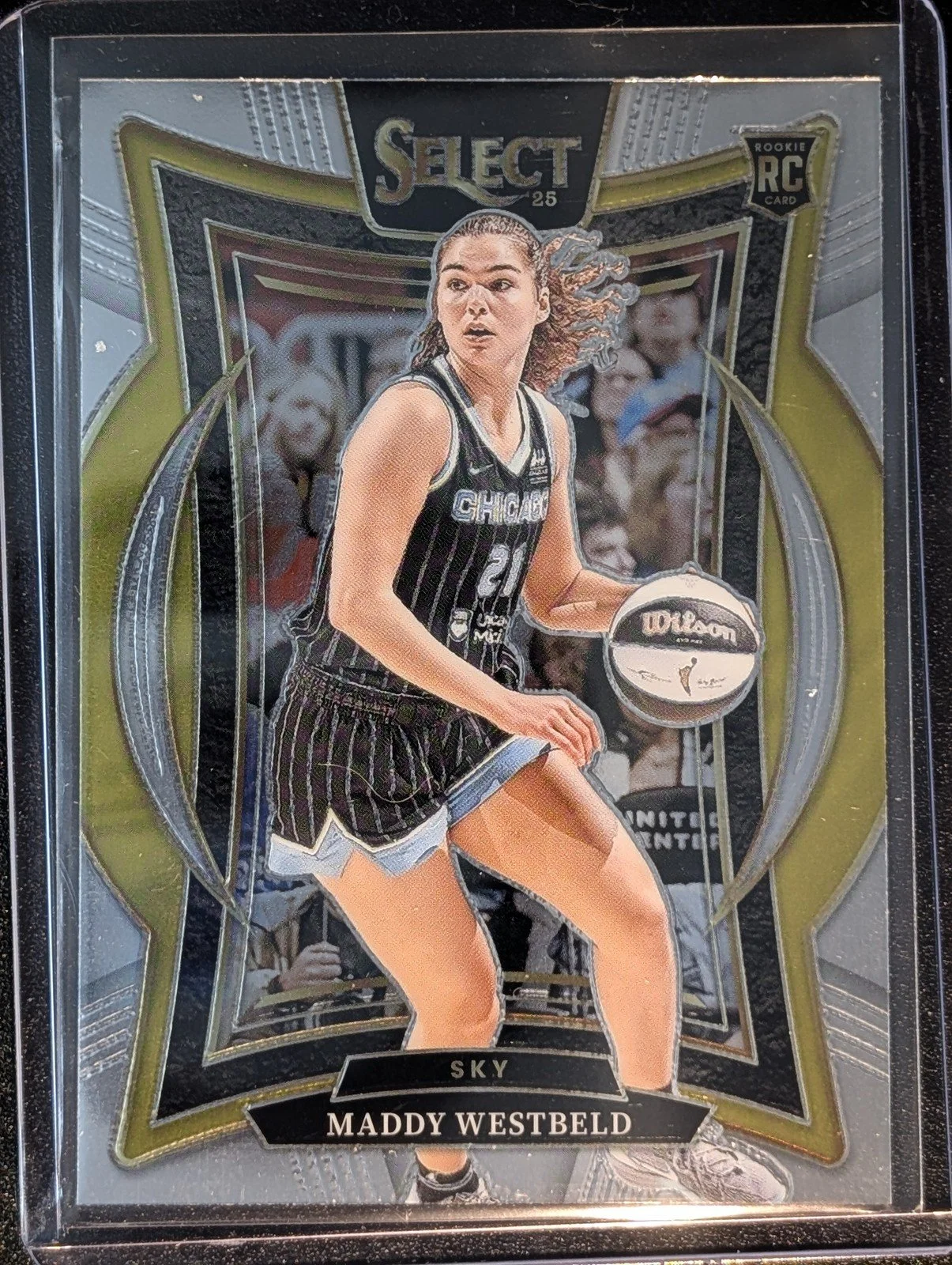 Front of 2025 Panini Select WNBA #95 Maddy Westbeld RC
