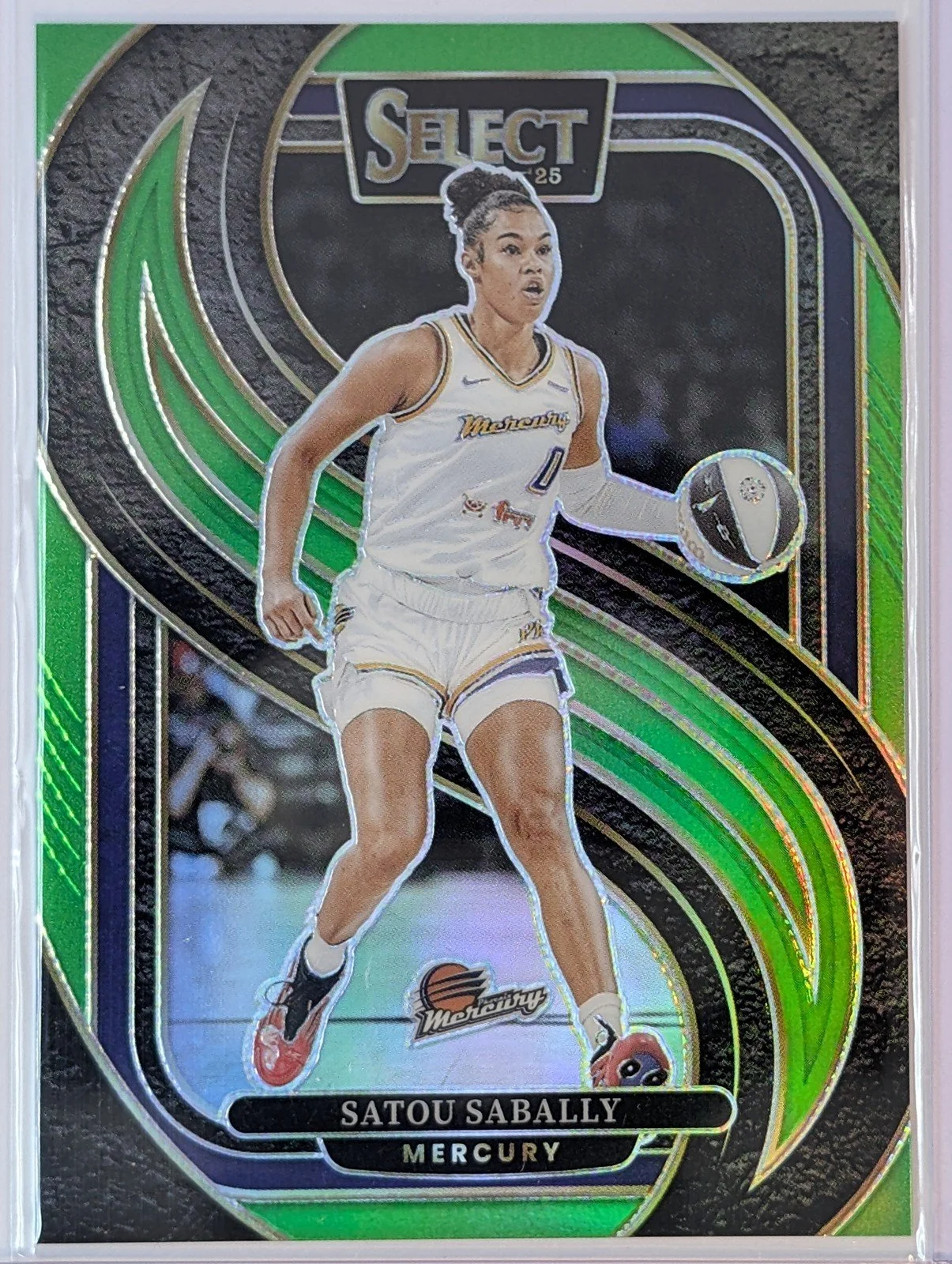 Front of 2025 Panini Select WNBA #133 Satou Sabally /75
