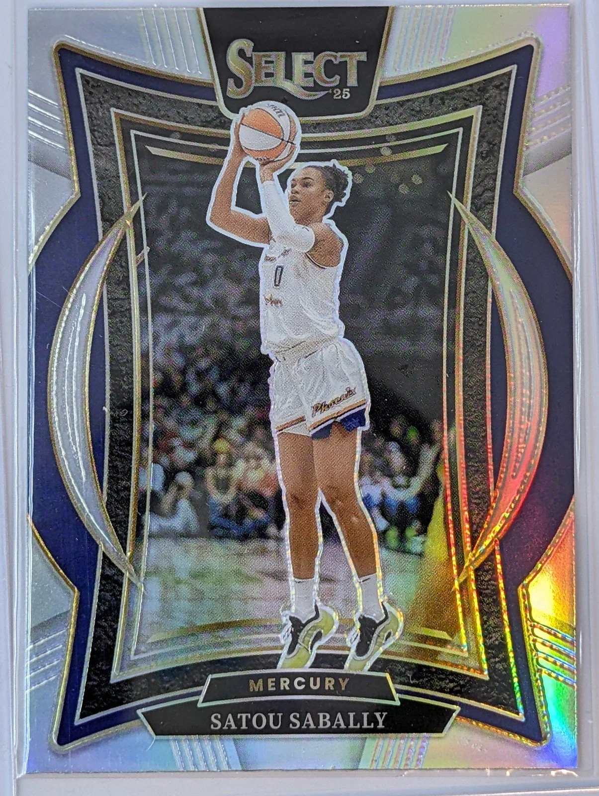 Front of 2025 Panini Select WNBA #13 Satou Sabally Prizm